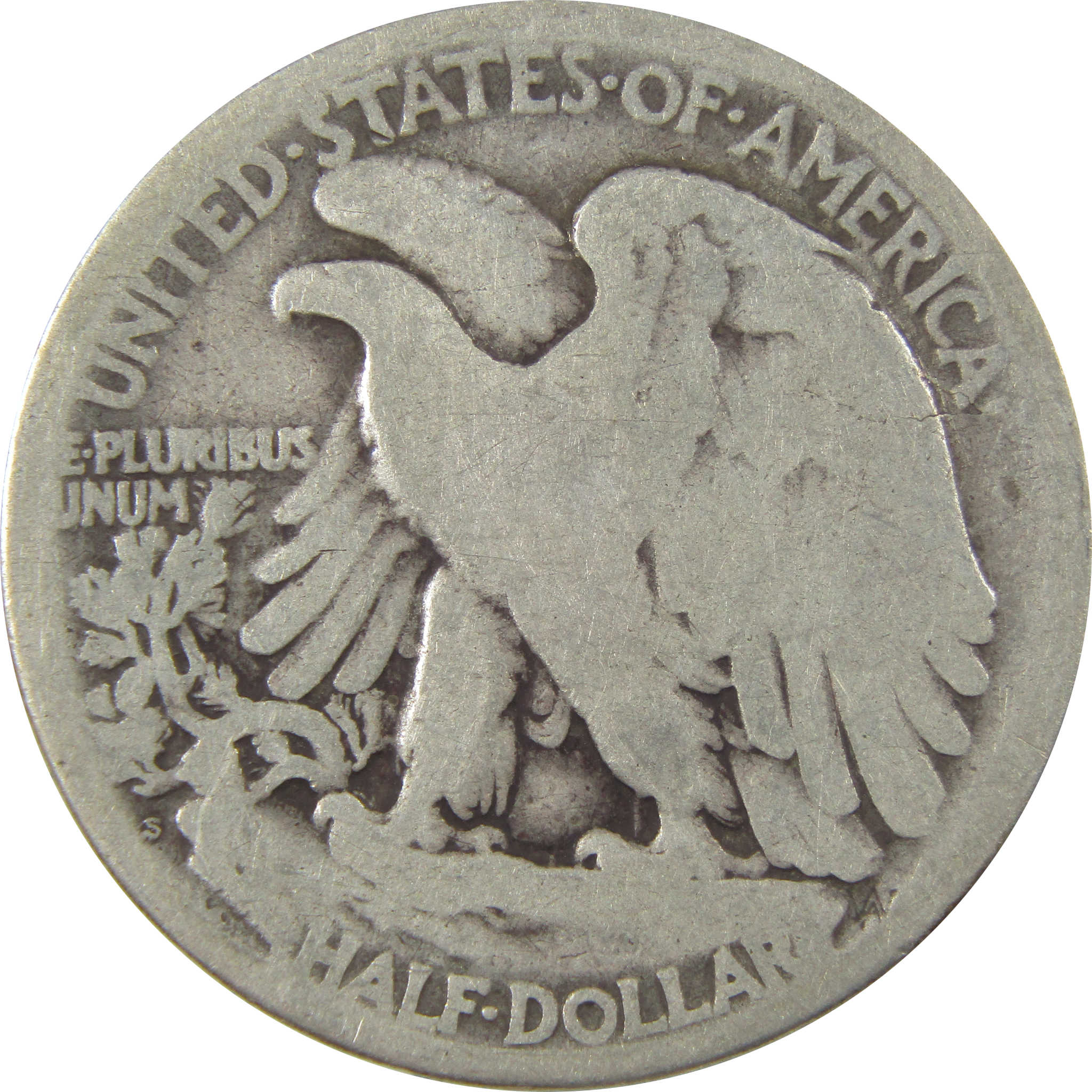 1920 S Liberty Walking Silver Half Dollar AG About Good SKU:I24149