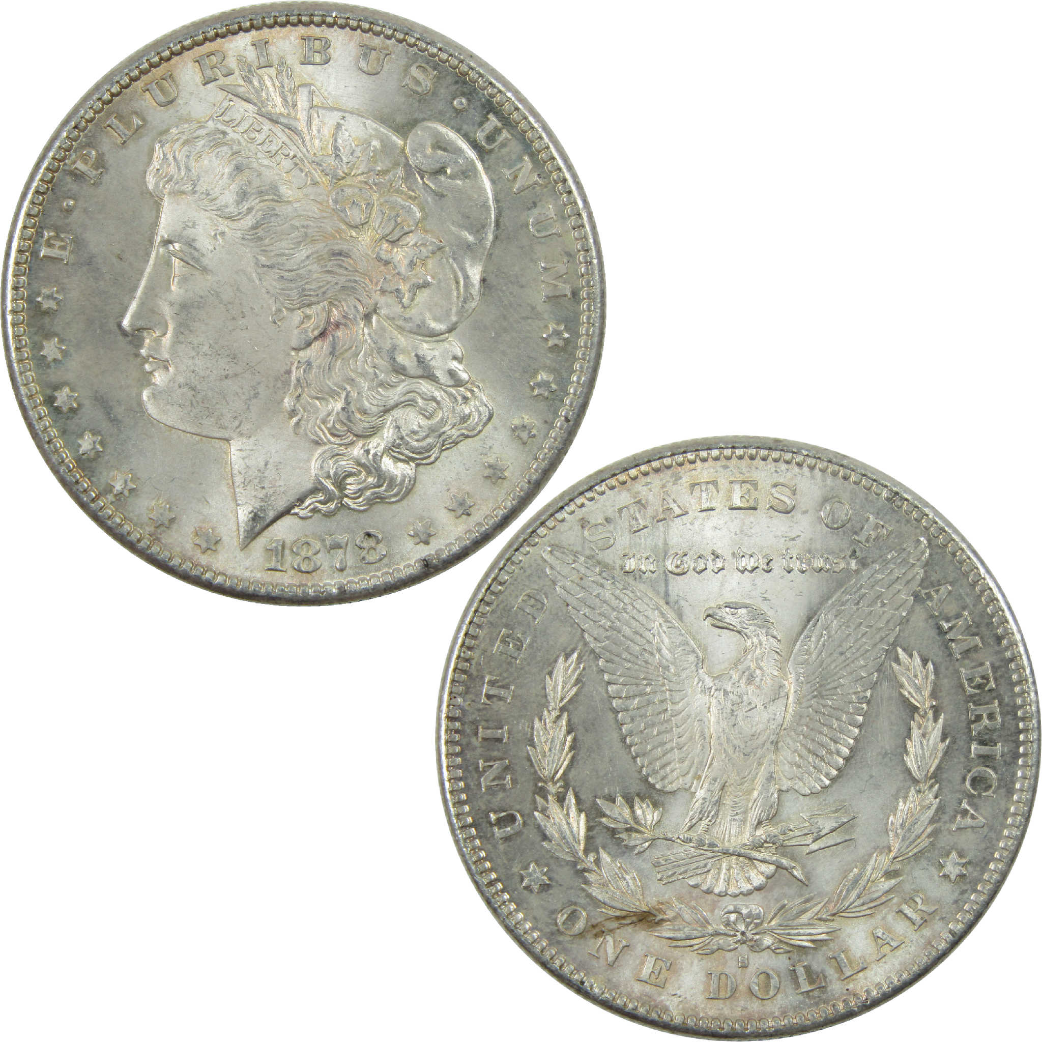 1878 S Morgan Dollar Uncirculated Silver $1 Coin SKU:I13627 - Morgan coin - Morgan silver dollar - Morgan silver dollar for sale - Profile Coins &amp; Collectibles