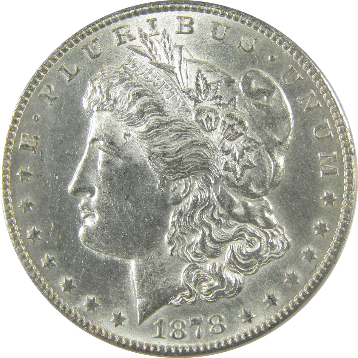 1878 S Morgan Silver Dollar AU 58 Details ANACS $1 Coin SKU:I28564