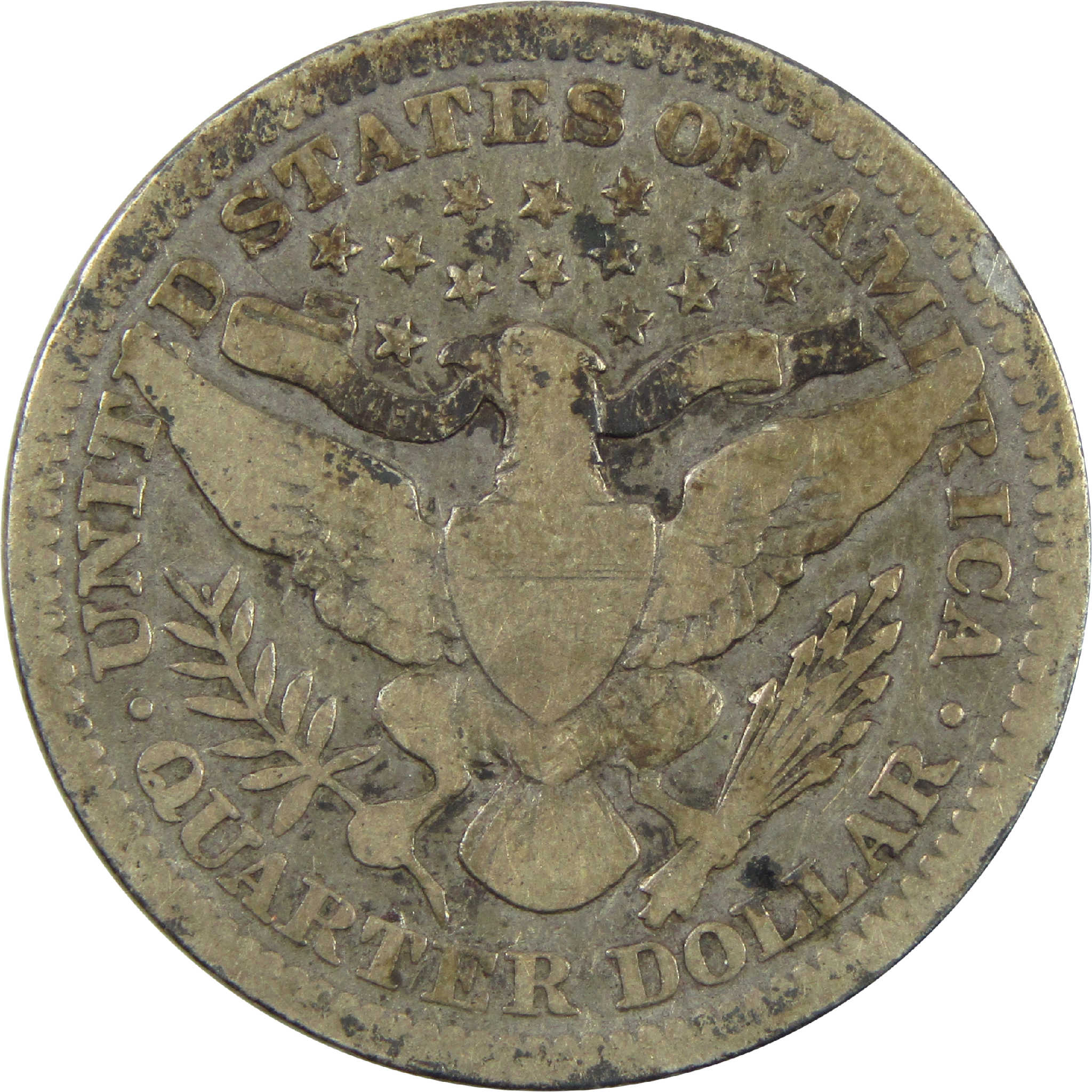 1905 Barber Quarter VG Very Good Silver 25c Coin SKU:I13507