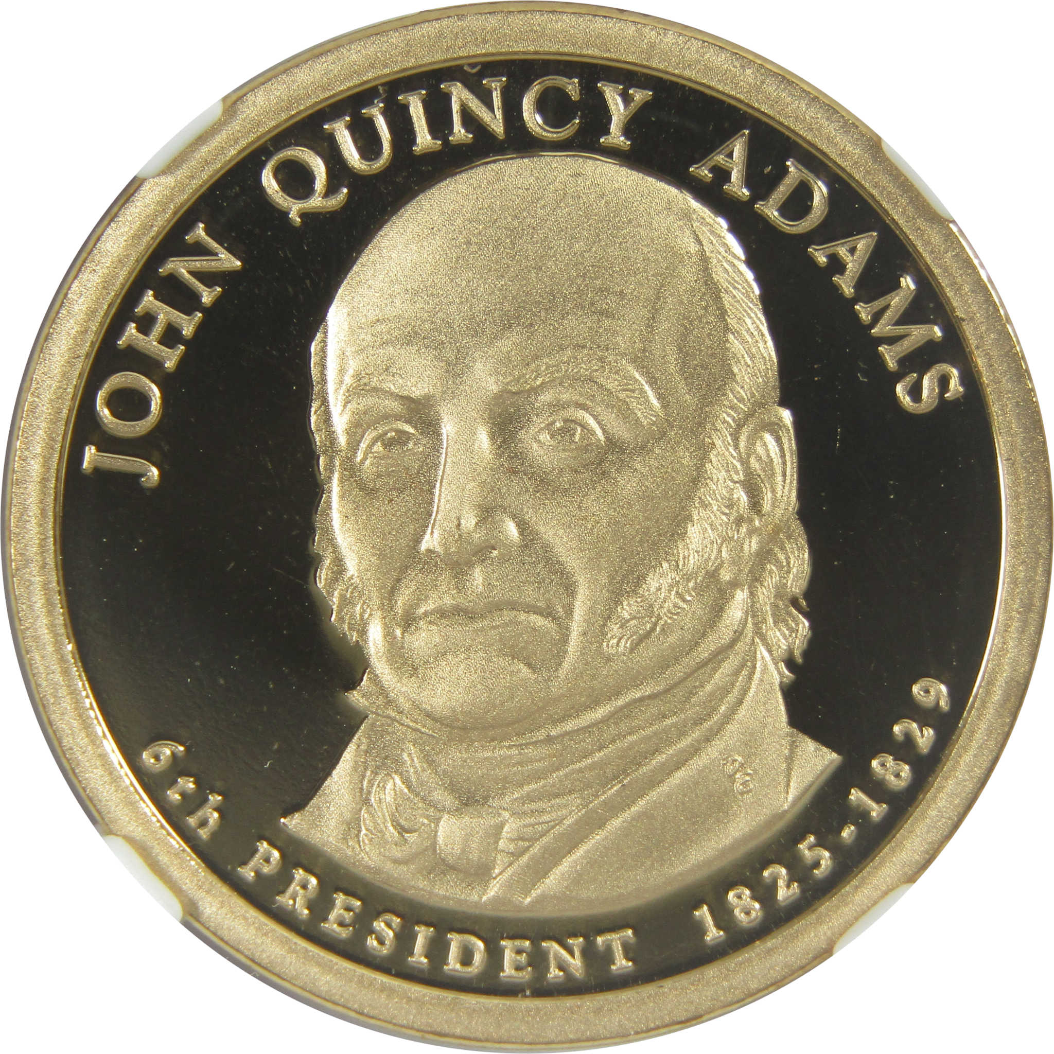 2008 S Quincy Adams Presidential Dollar PF 70 UCAM NGC SKU:CPC9247