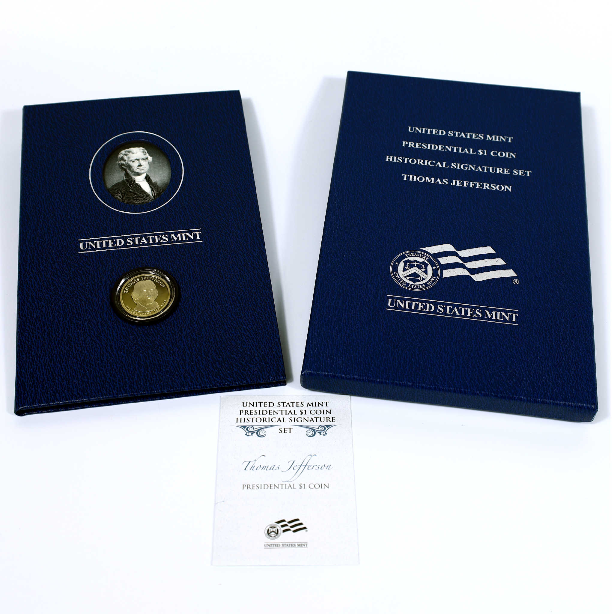 2008 S Thomas Jefferson Presidential Signature Set OGP COA SKU:CPC6110