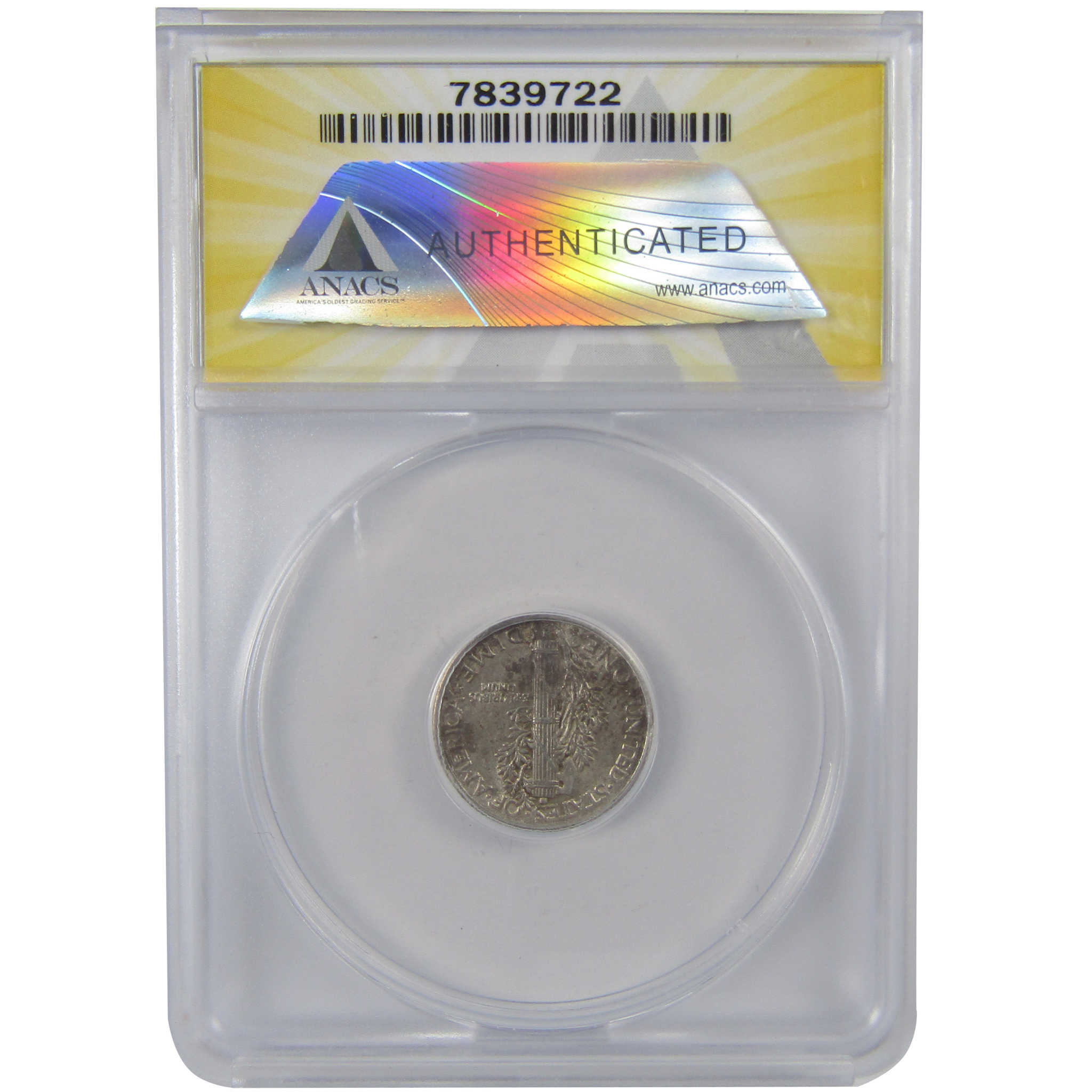1923 S Mercury Silver Dime AU 58 Details ANACS 10c Coin SKU:I24427