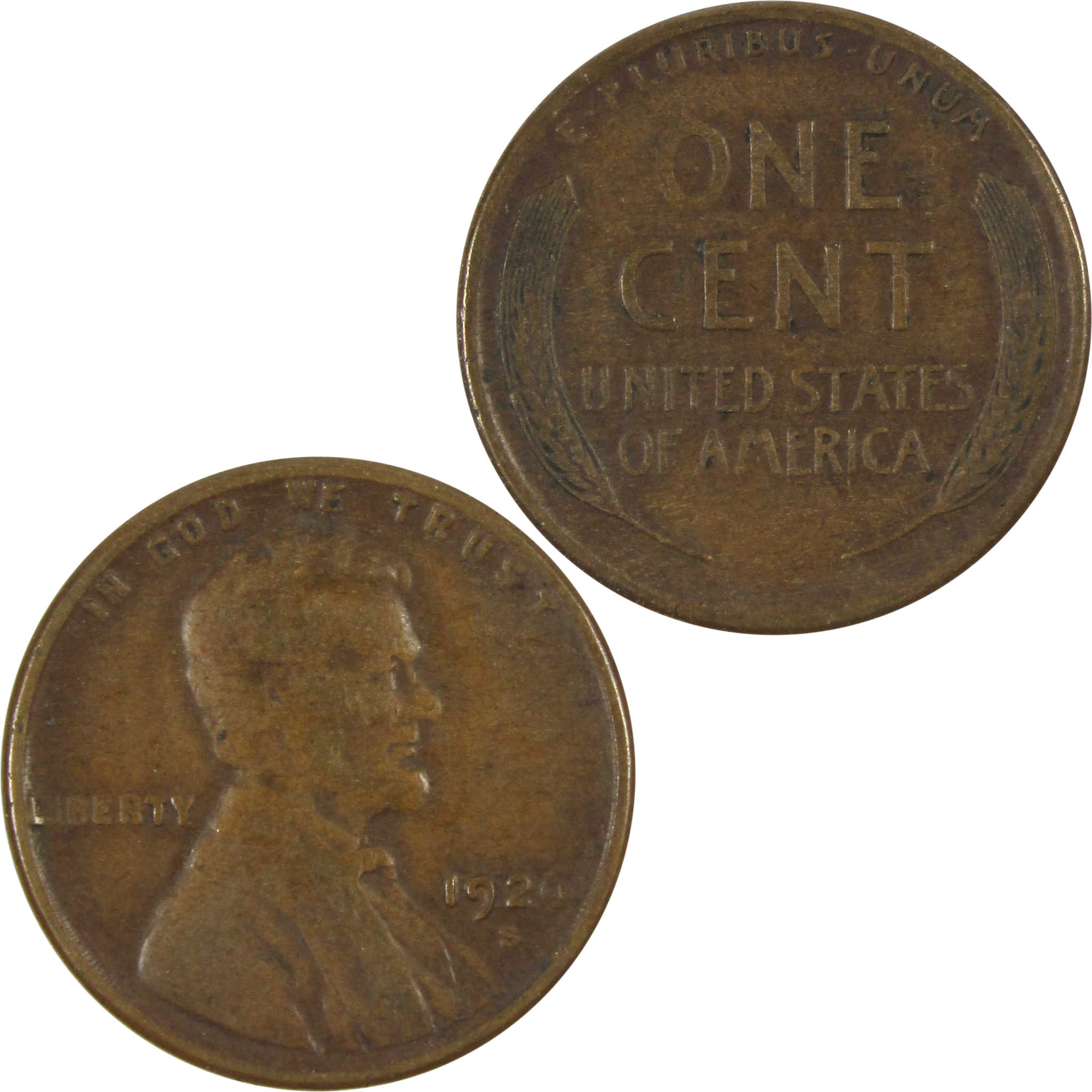 1926 S Lincoln Wheat Cent VF Very Fine Penny 1c Coin SKU:I15212