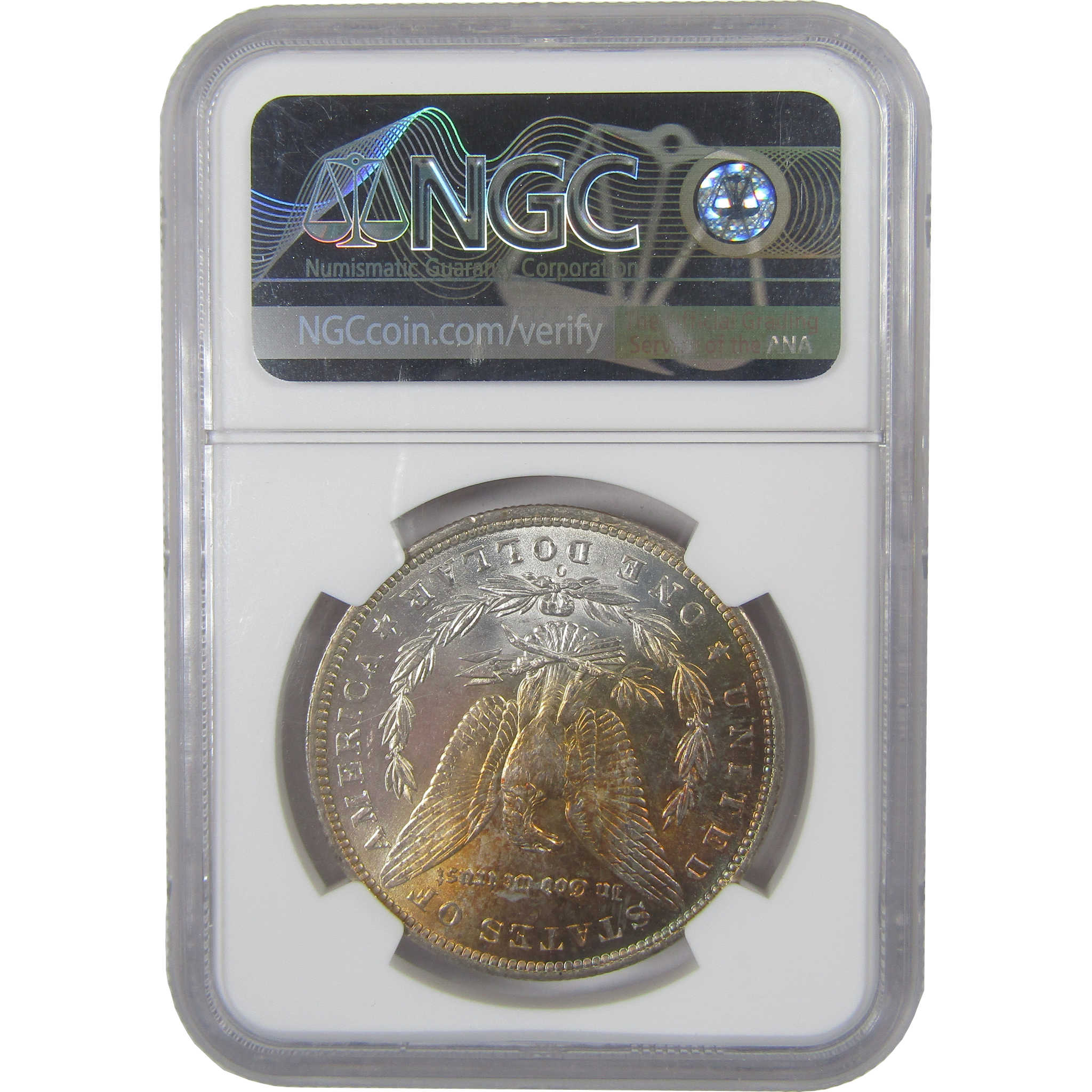 1881 O Morgan Dollar MS 64 NGC Silver Uncirculated Toned SKU:I23817