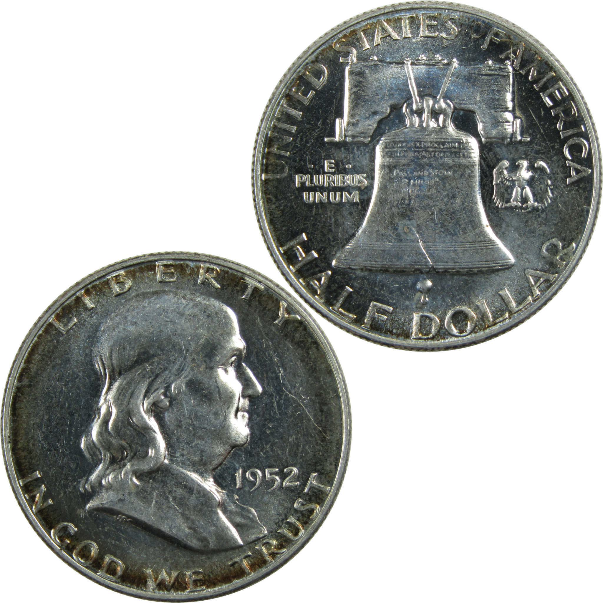 1952 Franklin Half Dollar Proof Details Silver 50c Proof SKU:I13382