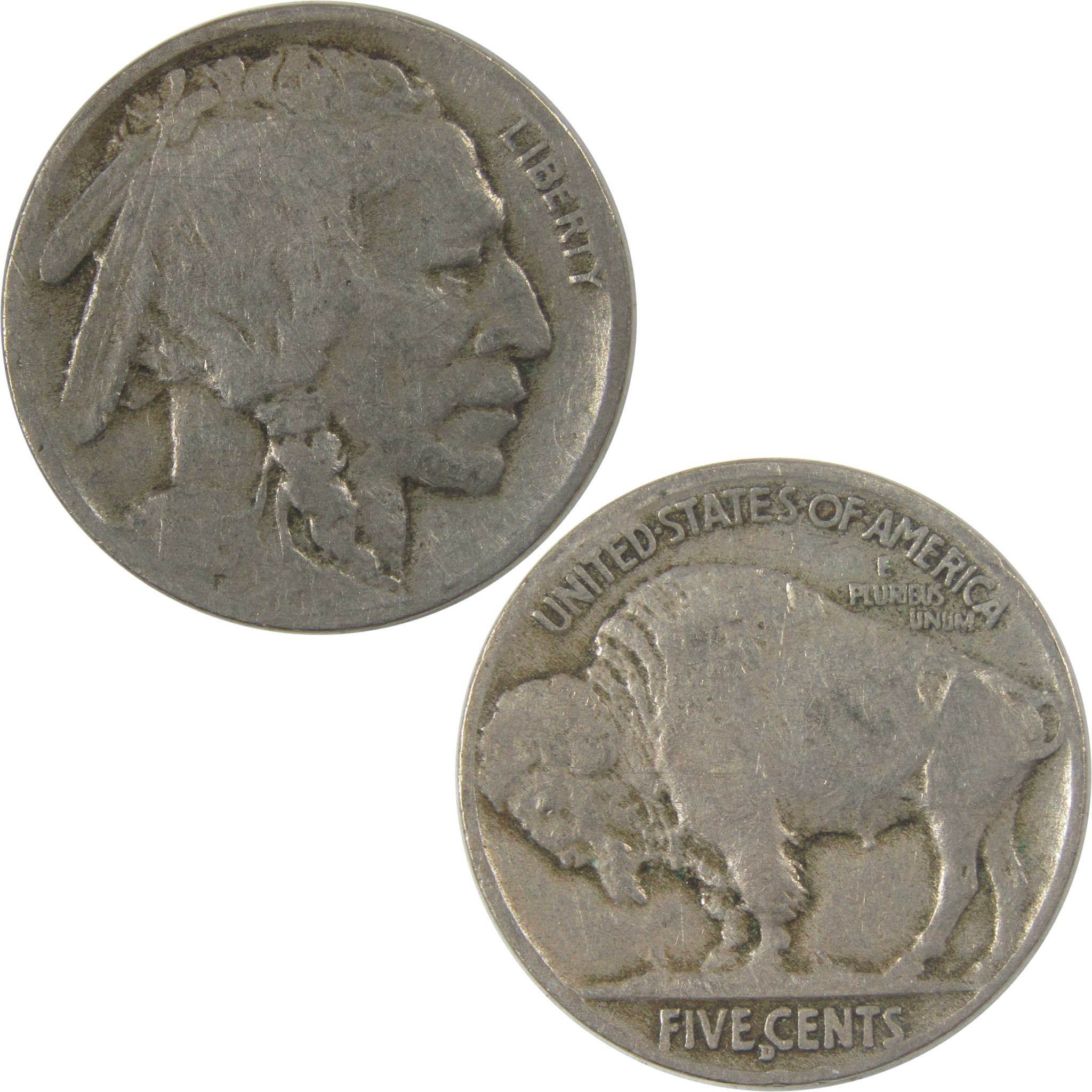 1916 D Indian Head Buffalo Nickel VG Very Good 5c Coin SKU:I24579