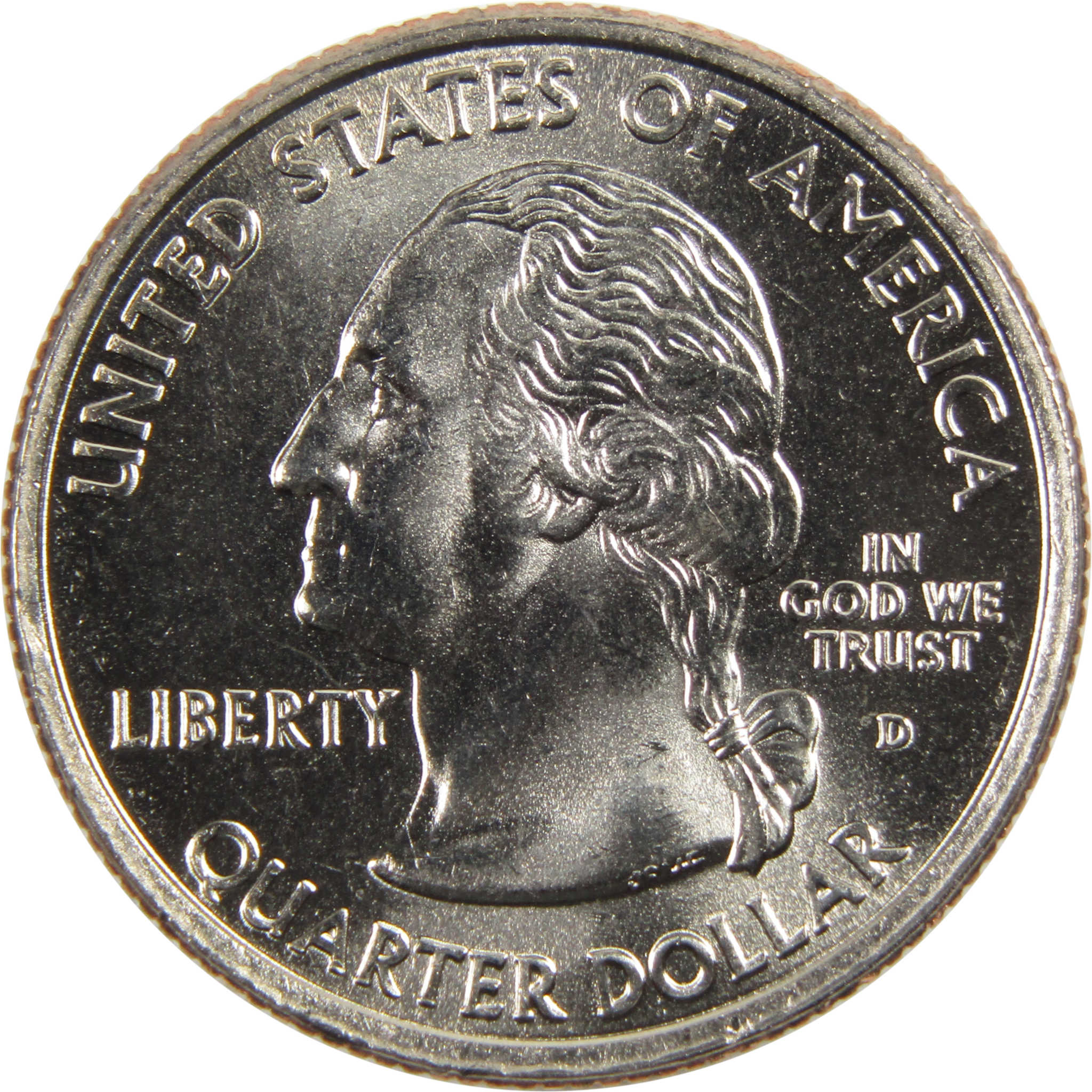 2002 D Tennessee State Quarter BU Uncirculated Clad 25c Coin