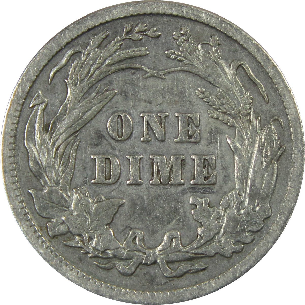 1914 Barber Silver Dime XF EF Extremely Fine Details Coin SKU:I28619