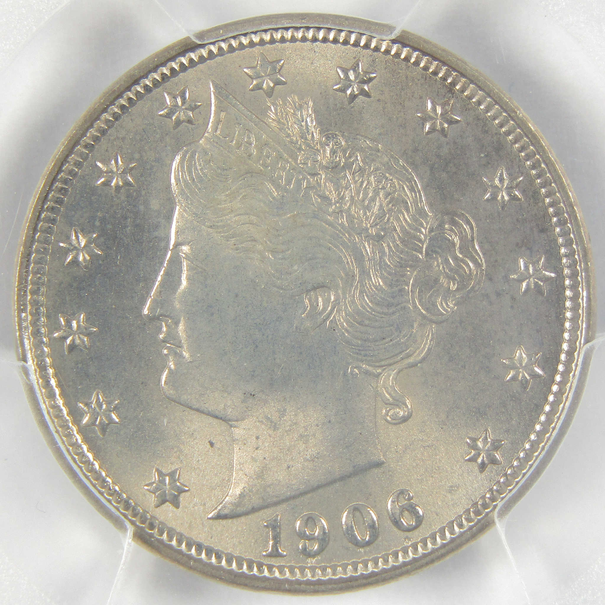 1906 Liberty Head V Nickel MS 65 PCGS Uncirculated 5c Coin