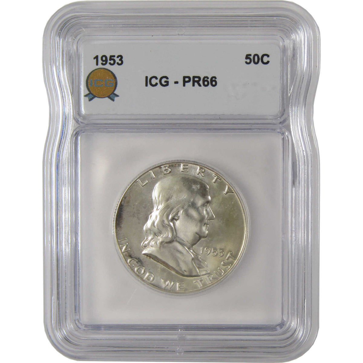 1953 Franklin Silver Half Dollar PR 66 ICG Proof 50c Coin SKU:I29122