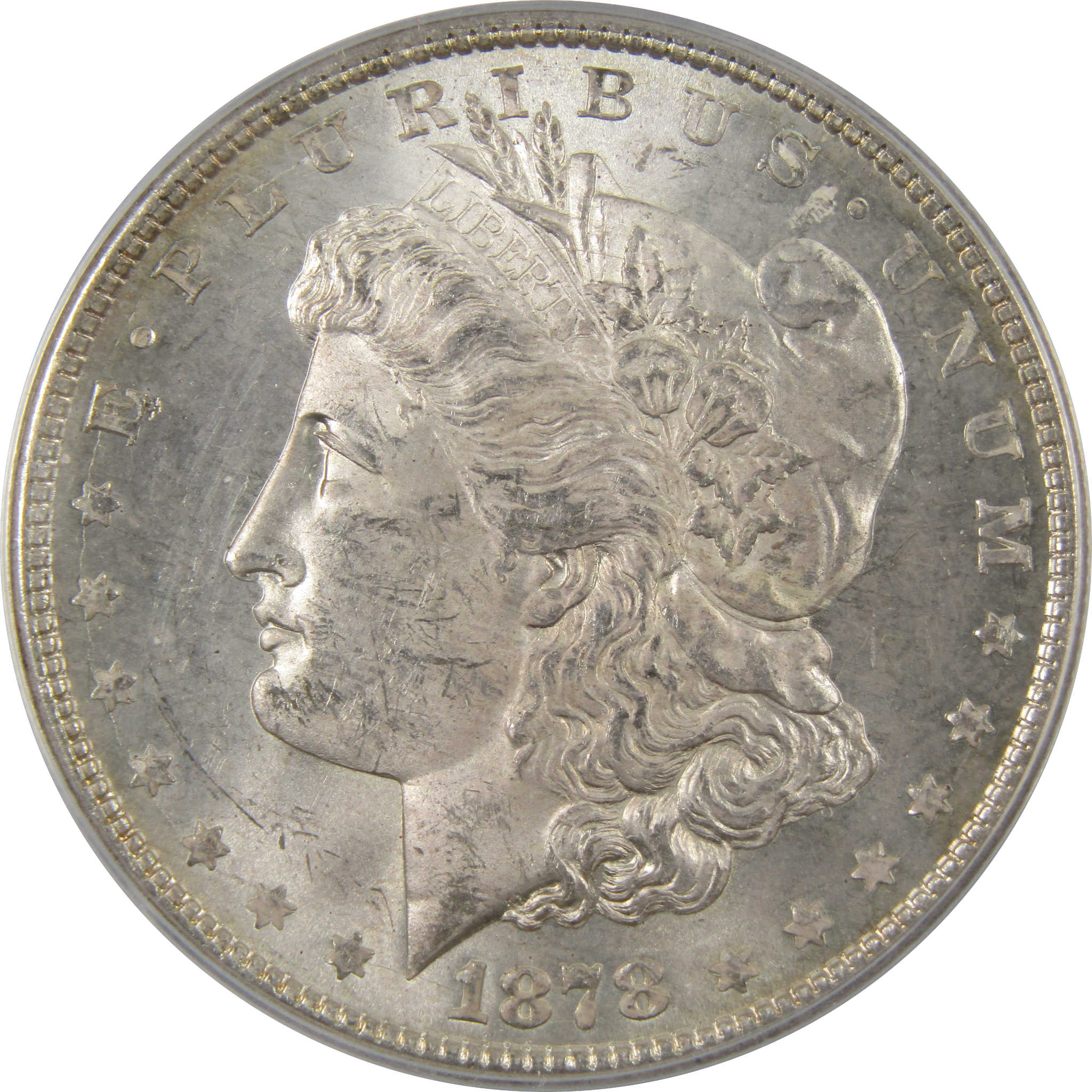 1878 8TF Morgan Dollar MS 63 ANACS 90% Silver $1 Coin SKU:I10163 - Morgan coin - Morgan silver dollar - Morgan silver dollar for sale - Profile Coins &amp; Collectibles