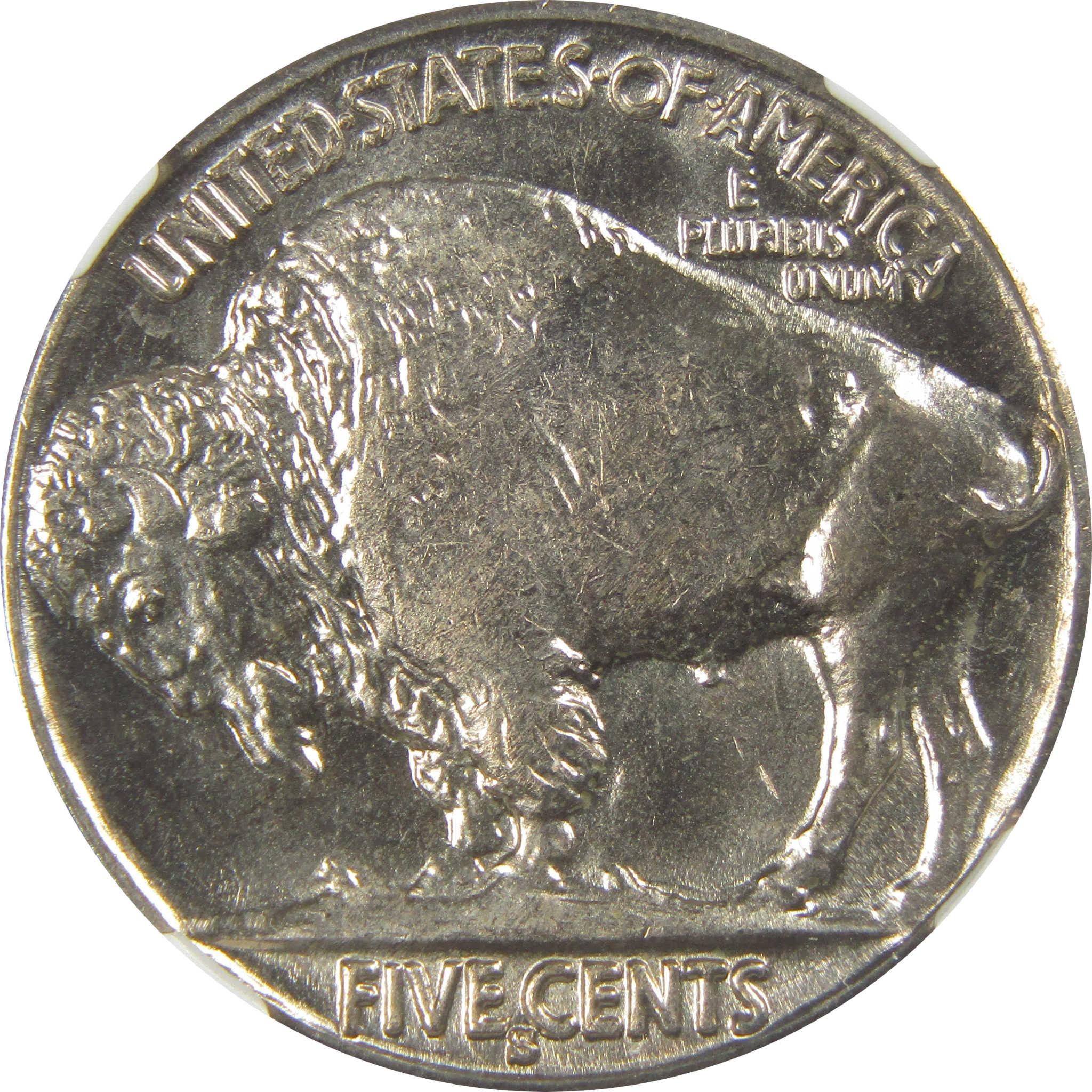 1935 S Indian Head Buffalo Nickel MS 65 NGC Bag Fragment SKU:I20554