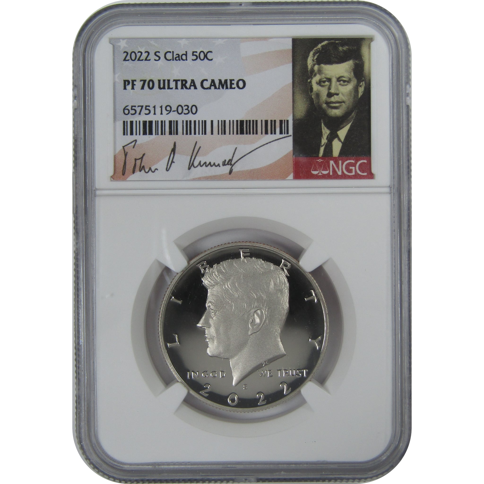 2022 S Kennedy Half PF 70 UCAM NGC Clad Proof Signature SKU:CPC9089