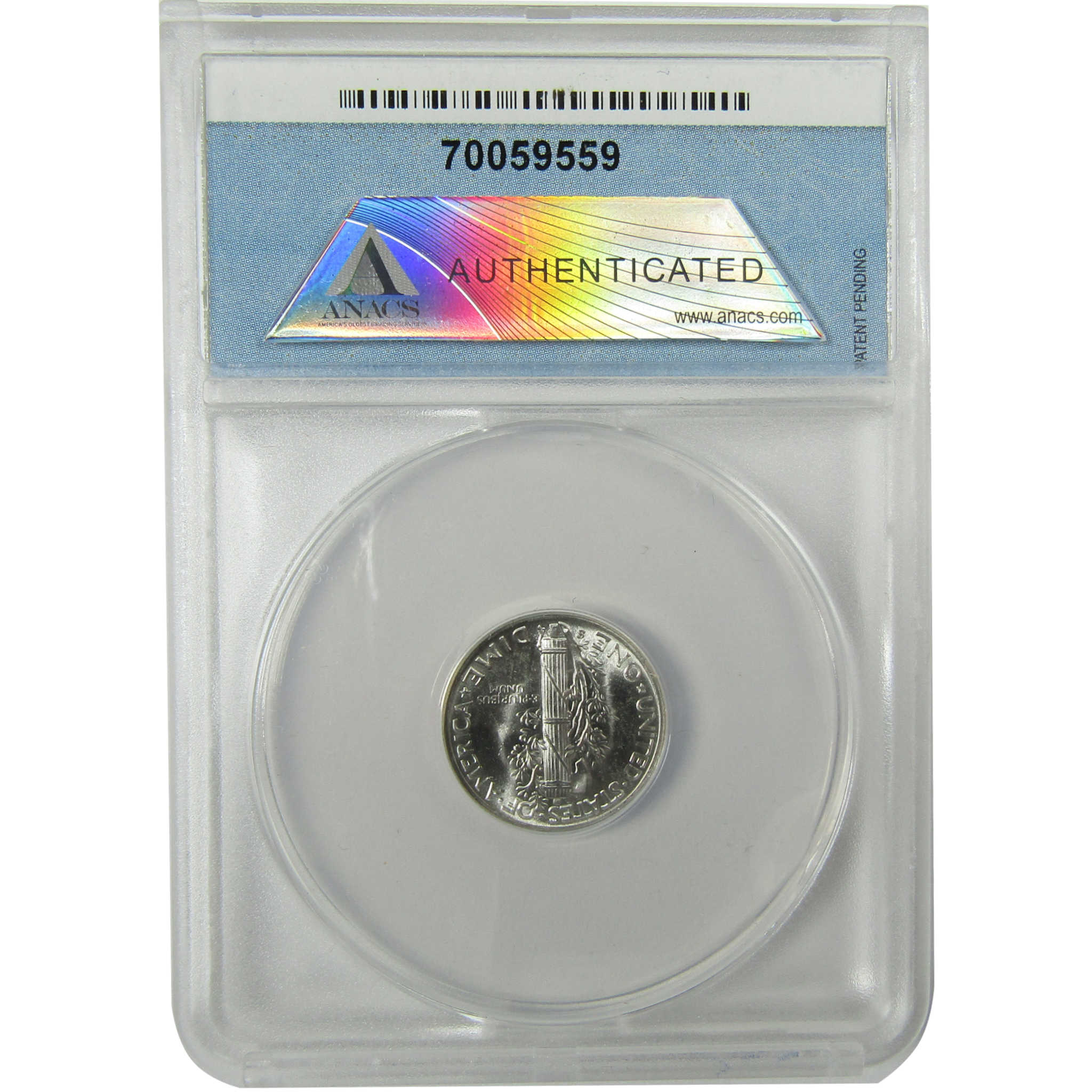 1945 S Mercury Silver Dime MS 65 ANACS Uncirculated SKU:I28296