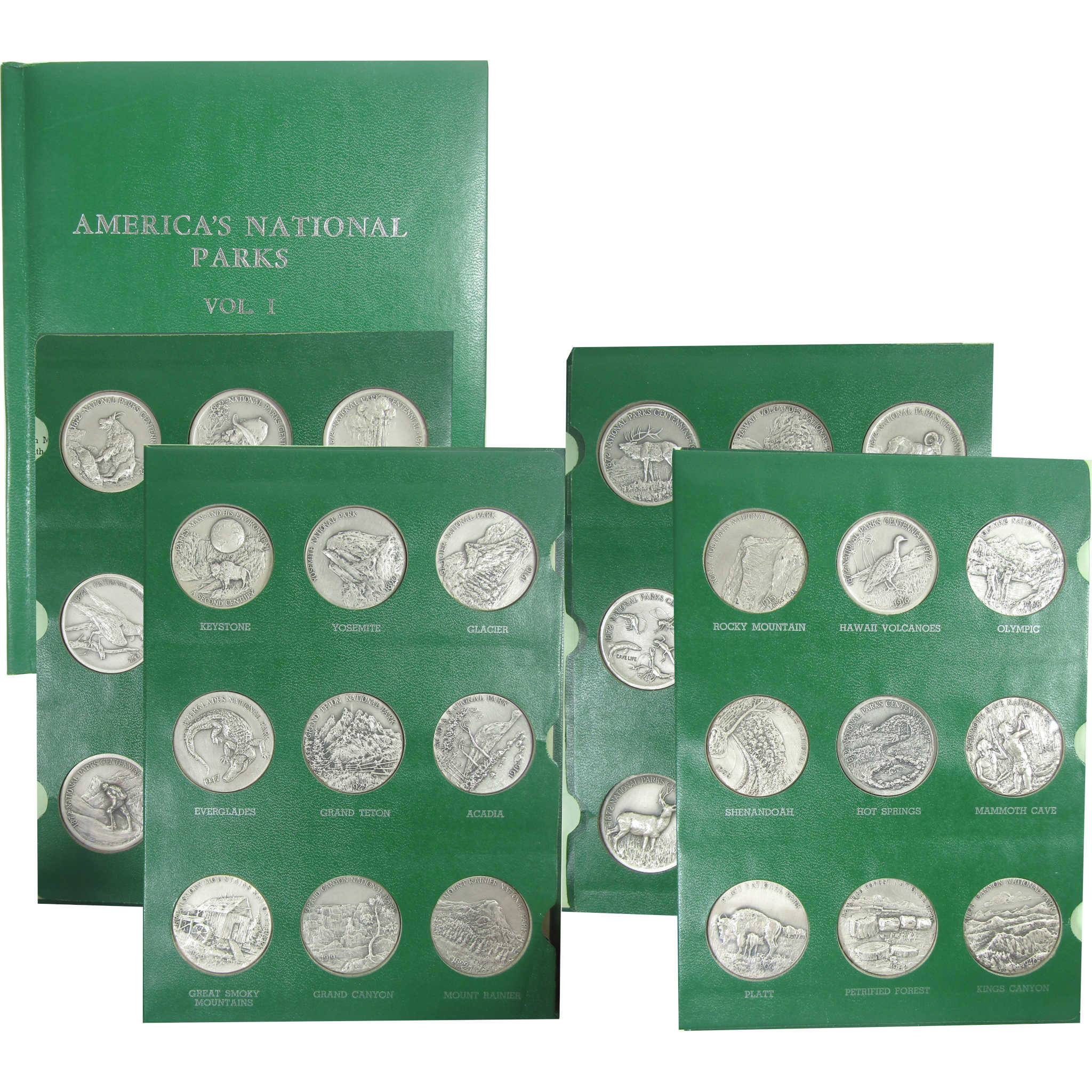 1972 National Parks Centennial Silver Medal 36 Piece Set SKU:CPC9322