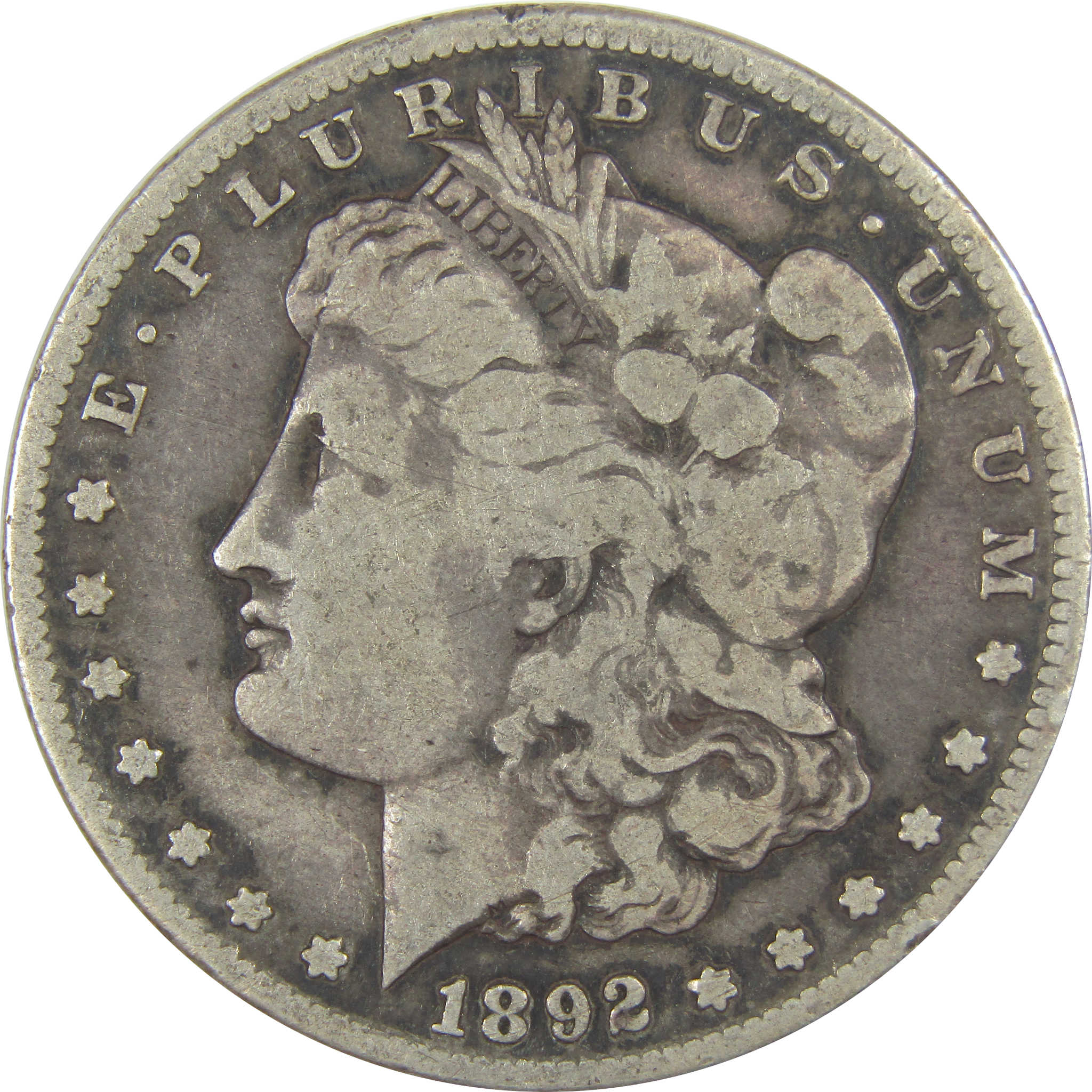 1892 S Morgan Dollar VG Very Good Silver $1 Coin SKU:CP74 - Morgan coin - Morgan silver dollar - Morgan silver dollar for sale - Profile Coins &amp; Collectibles