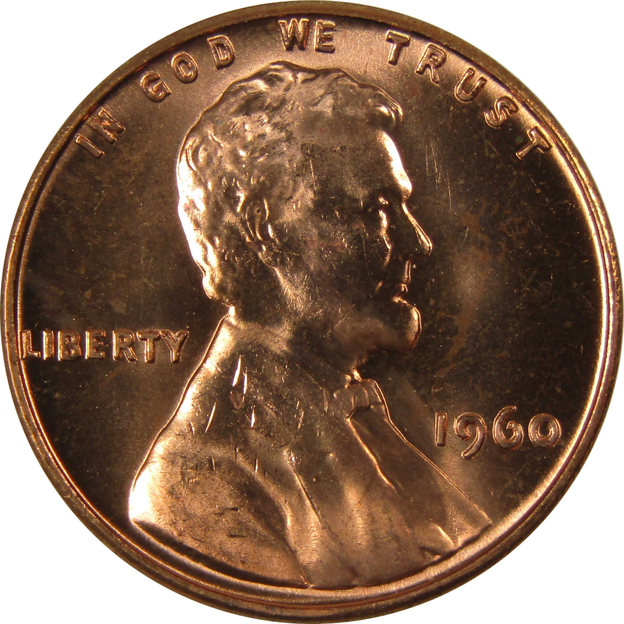 1960 Small Date Lincoln Memorial 1c Uncirculated Mint State SKU:I26584