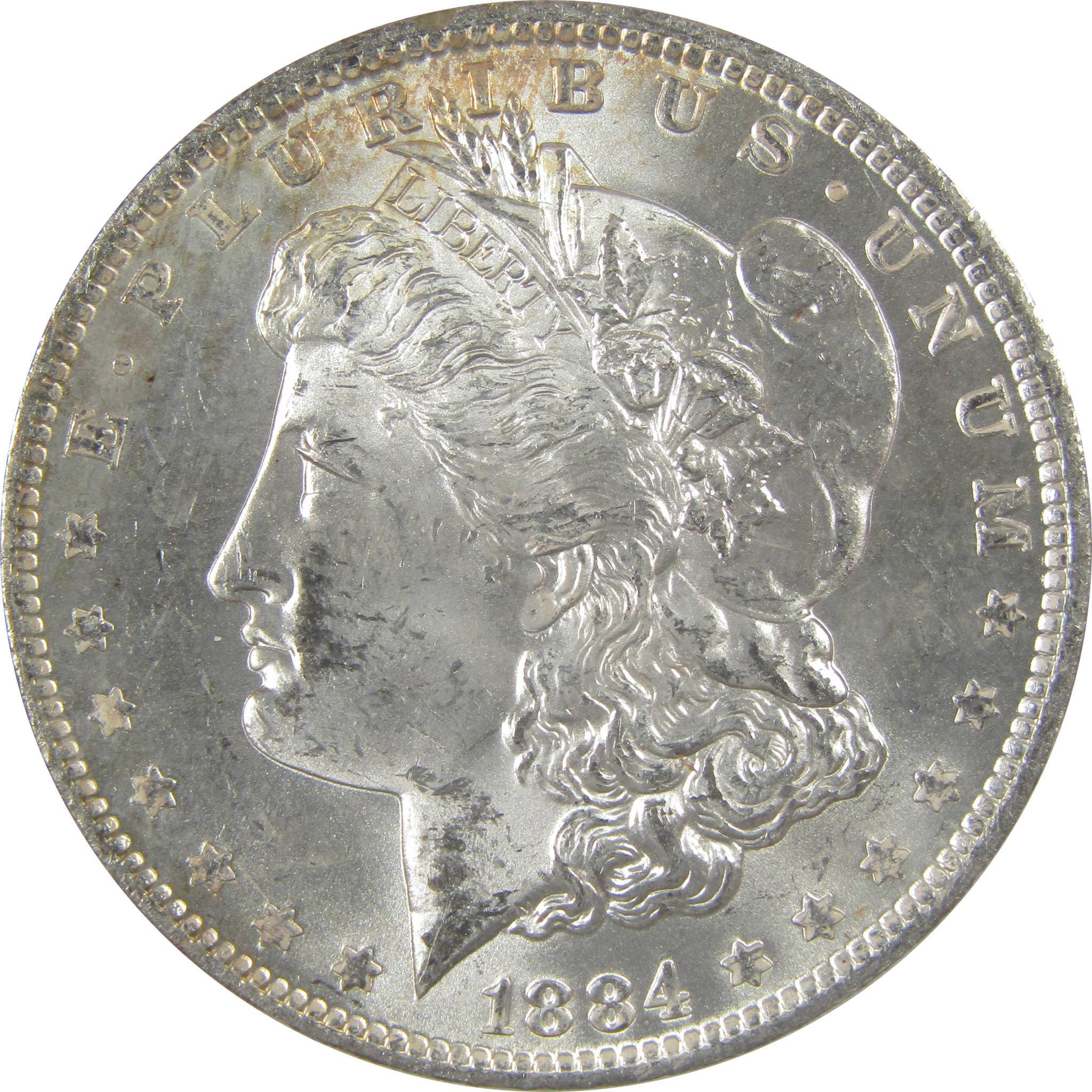 1884 O Morgan Silver Dollar BU Choice Uncirculated Toned SKU:I24168
