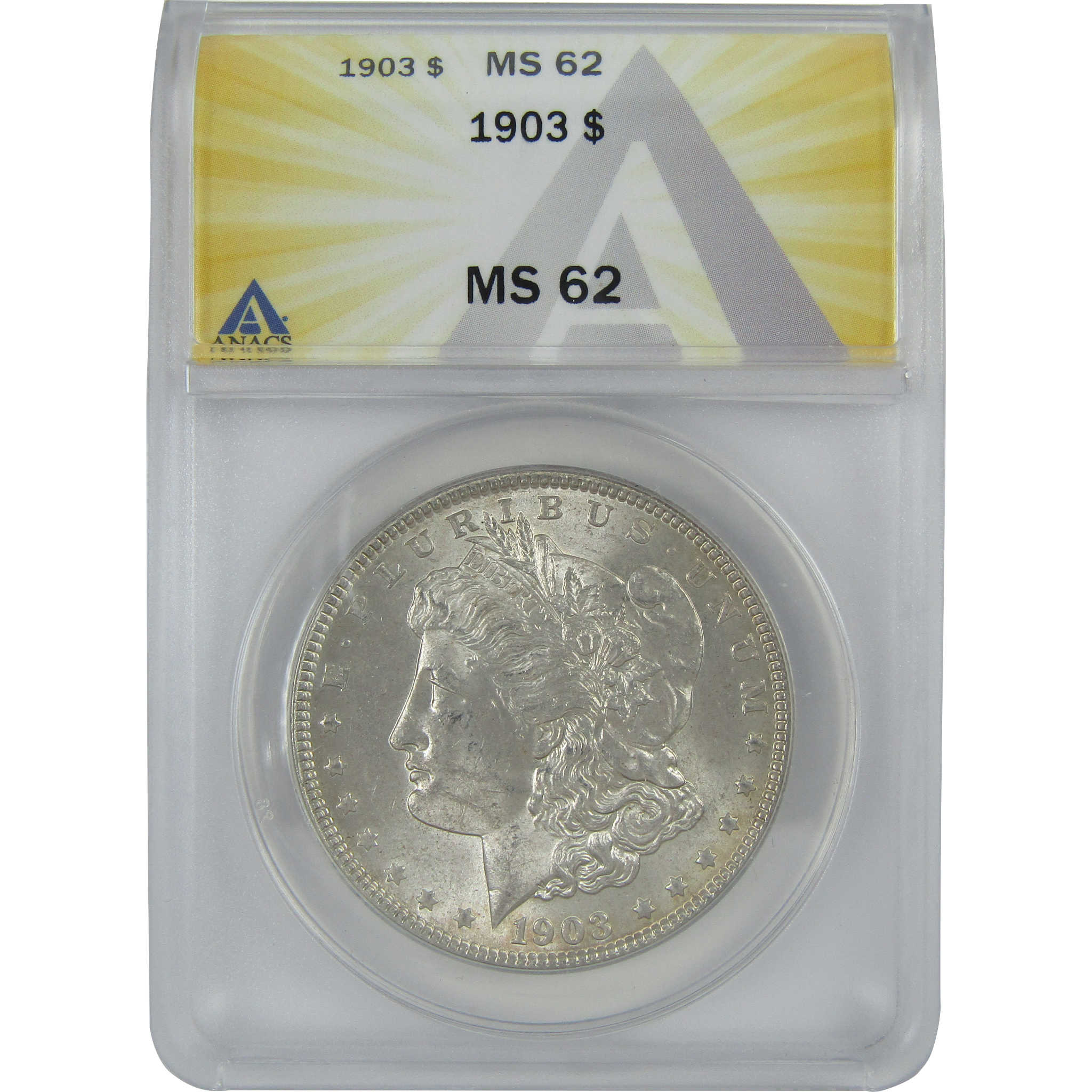 1903 Morgan Dollar MS 62 ANACS Silver $1 Uncirculated Coin SKU:I16384 - Morgan coin - Morgan silver dollar - Morgan silver dollar for sale - Profile Coins &amp; Collectibles