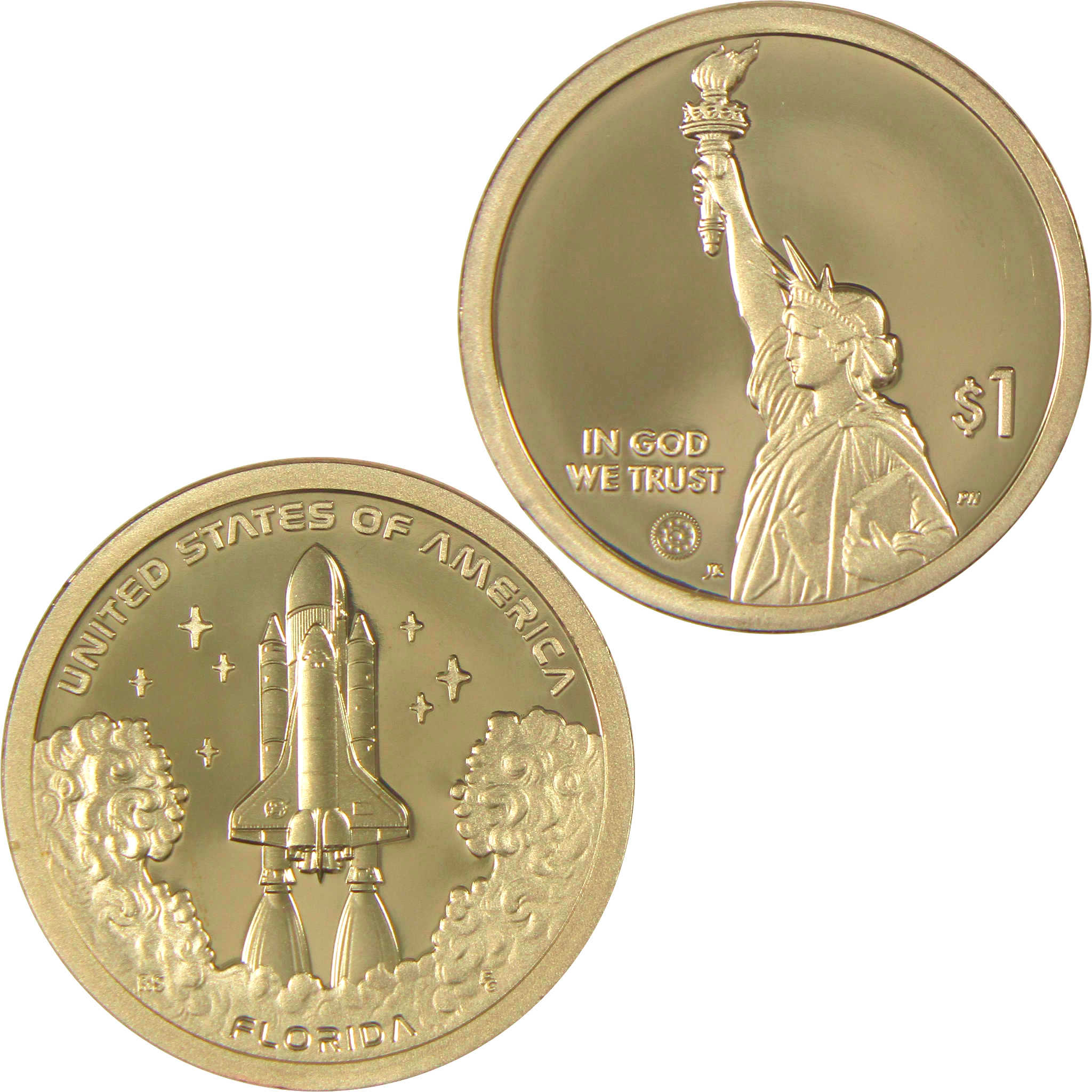 2025 S NASA Space Shuttle American Innovation Dollar Proof $1 Coin