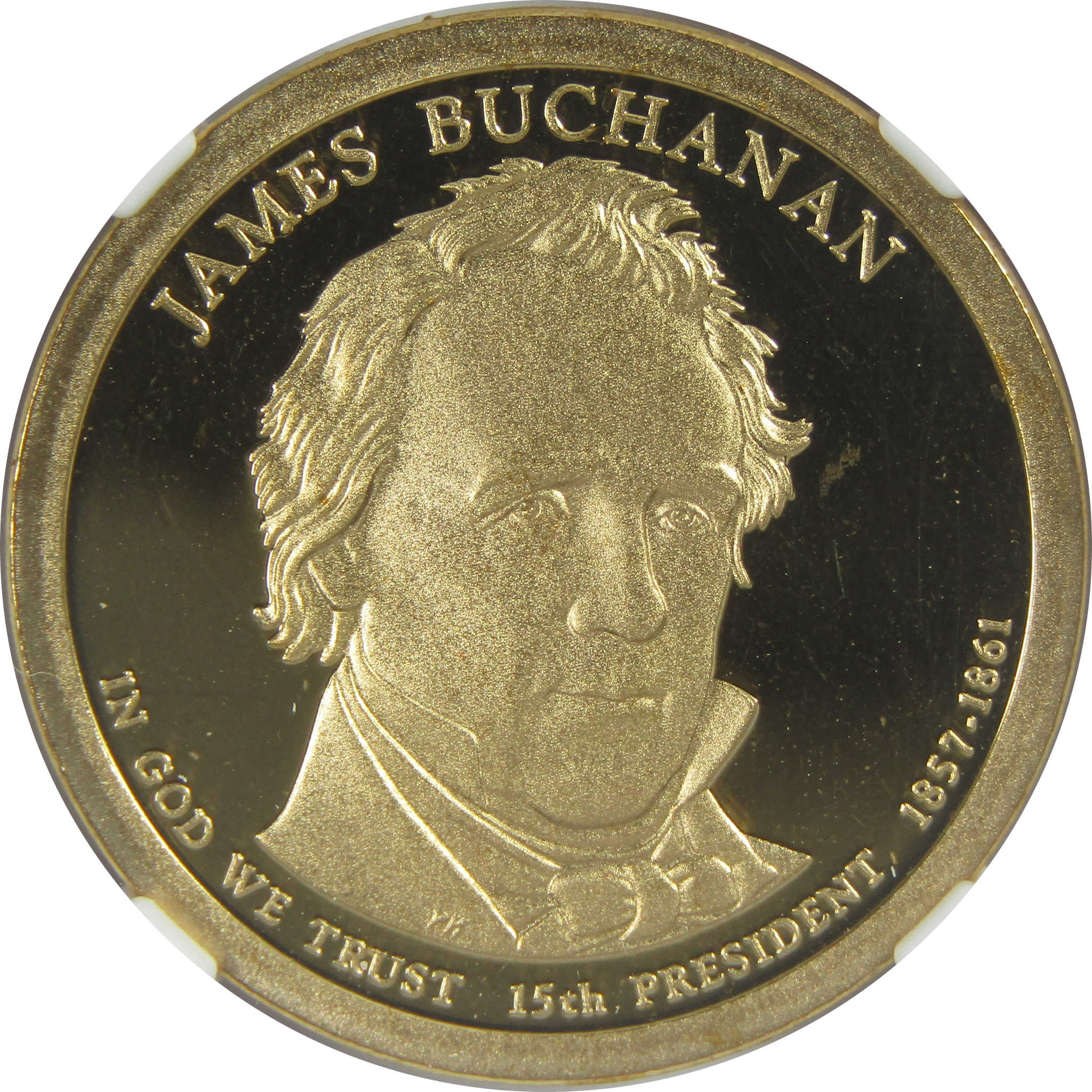 2010 S James Buchanan Presidential Dollar PF 69 UCAM NGC SKU:CPC9256