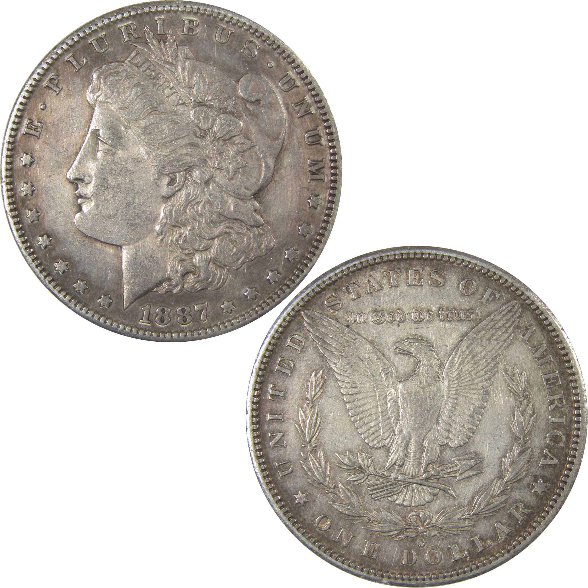 1887 S Morgan Dollar XF EF Extremely Fine Details Silver SKU:CPC0995 - Morgan coin - Morgan silver dollar - Morgan silver dollar for sale - Profile Coins &amp; Collectibles