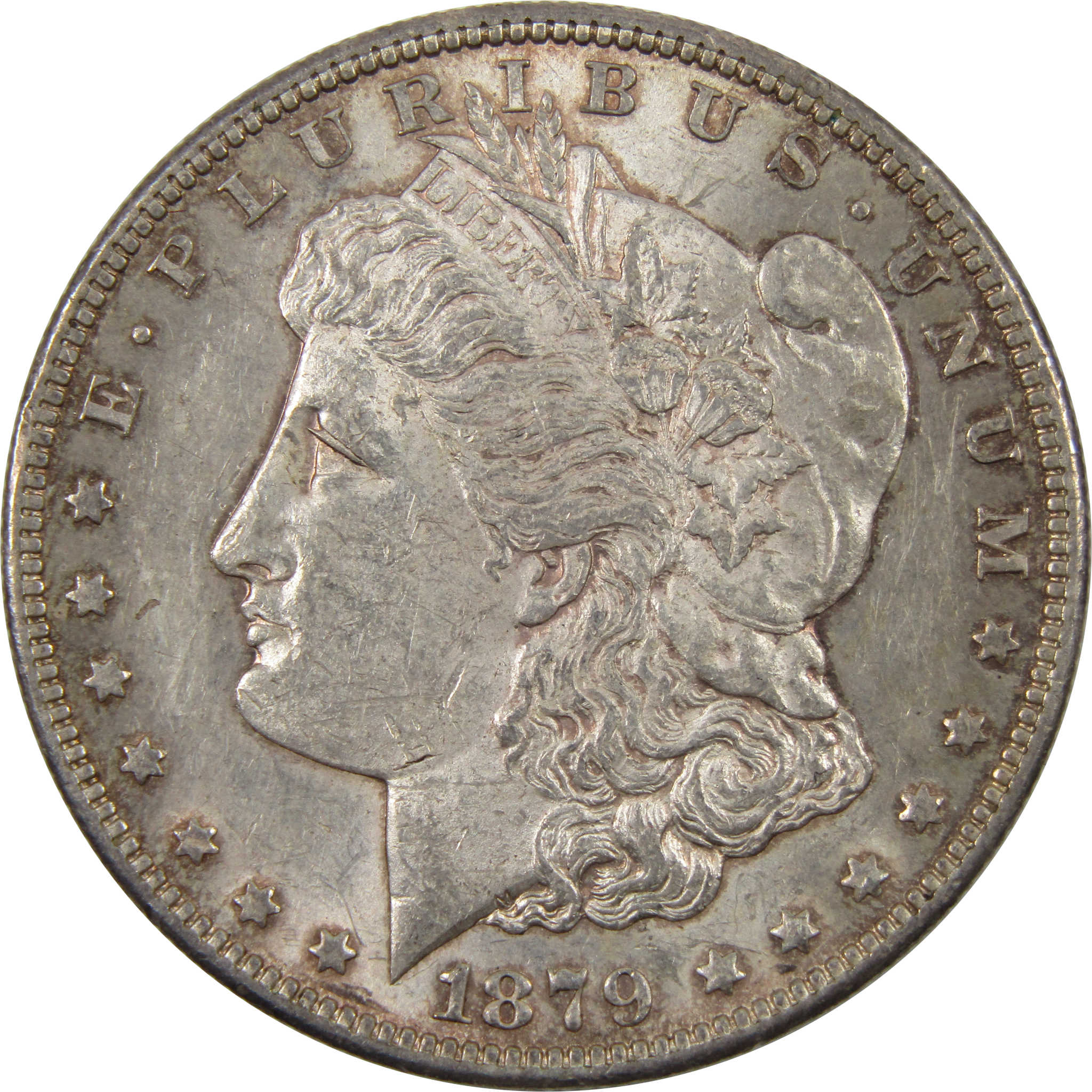 1879 S Rev 78 Morgan Dollar AU About Uncirculated Silver $1 SKU:I10176 - Morgan coin - Morgan silver dollar - Morgan silver dollar for sale - Profile Coins &amp; Collectibles