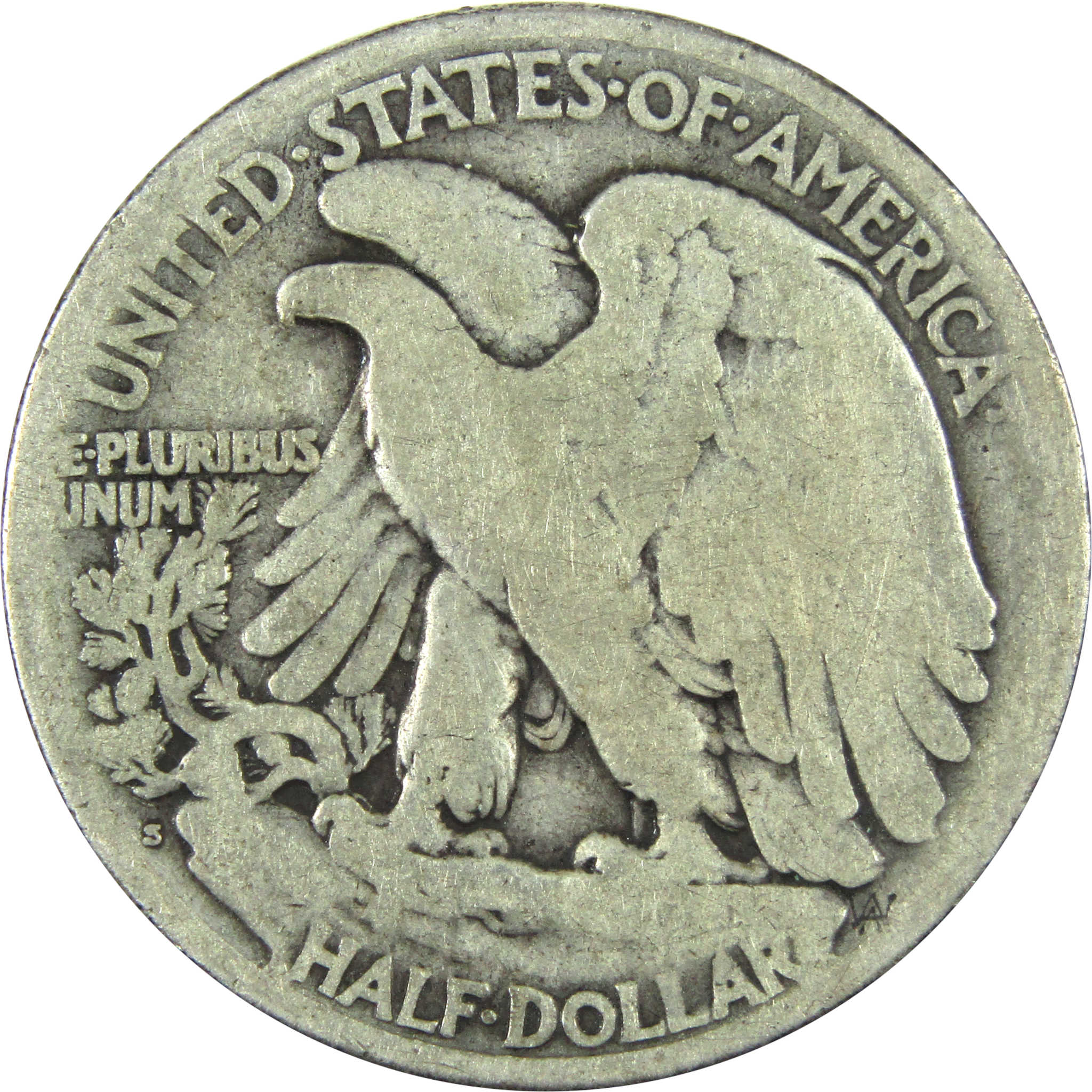 1921 S Liberty Walking Half Dollar G Good Silver 50c SKU:I15083