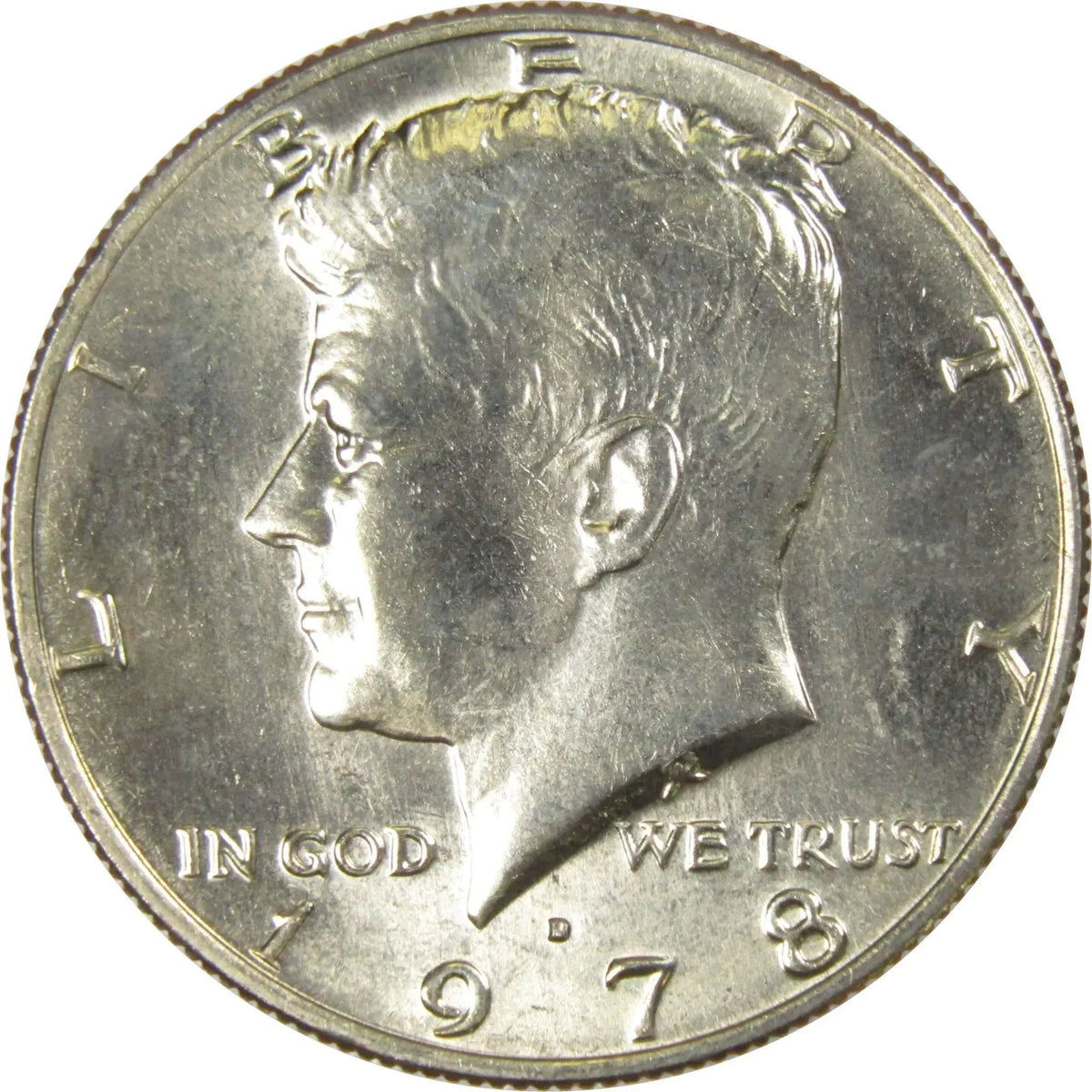 1978 D Kennedy Half Dollar Clad Uncirculated Mint State 50c Coin