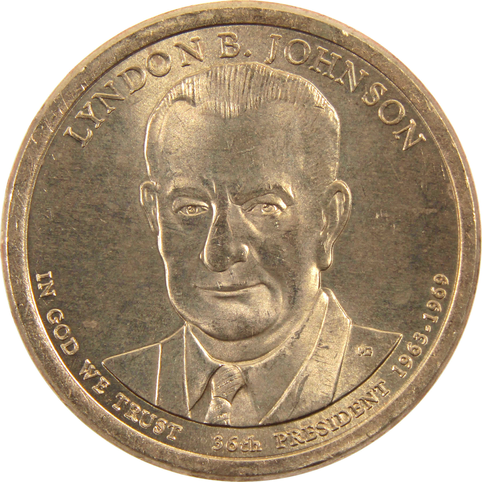 2015 P Lyndon B Johnson Presidential Dollar BU Uncirculated $1 Coin