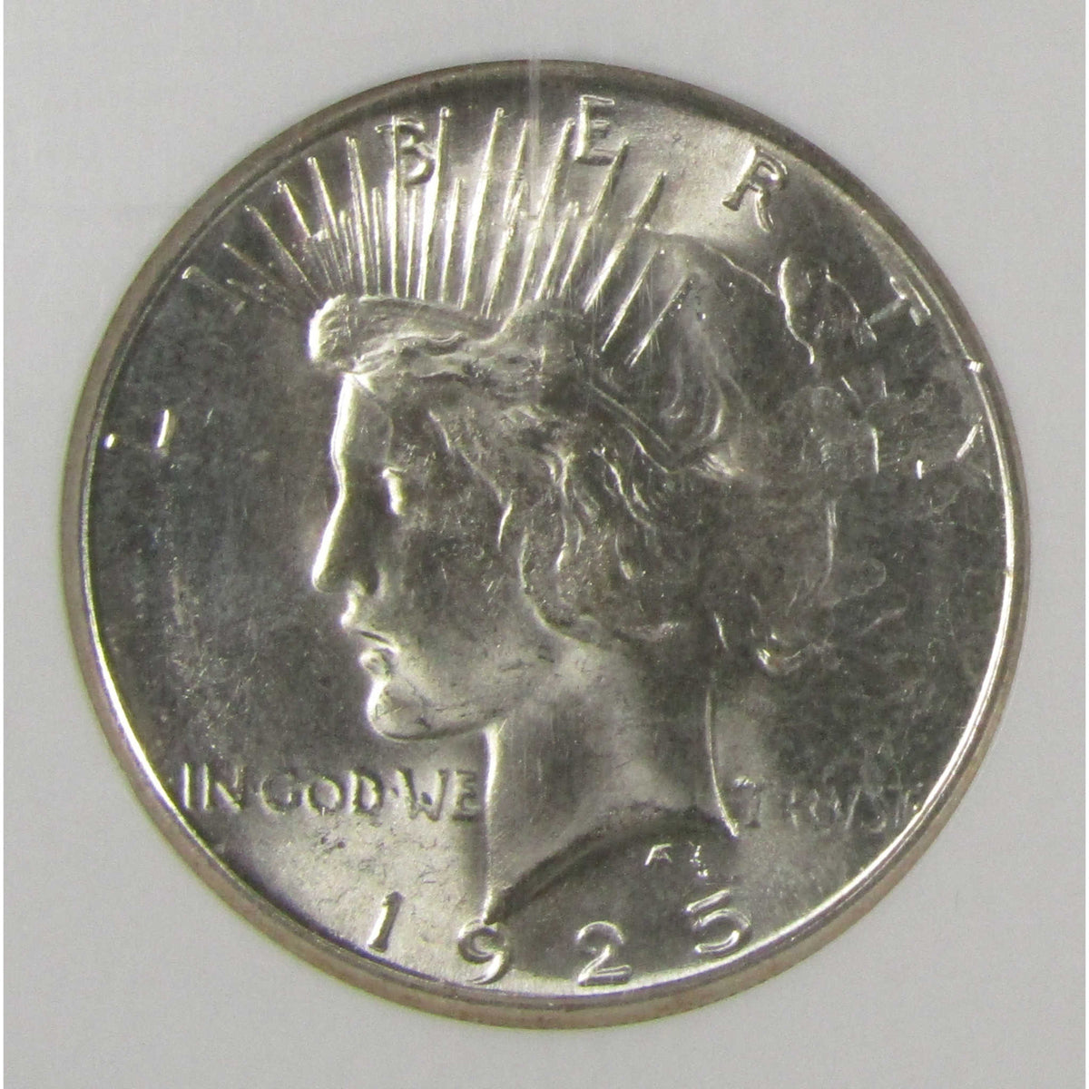 1925 S Peace Silver Dollar MS 63 NGC Uncirculated $1 Coin Collectible