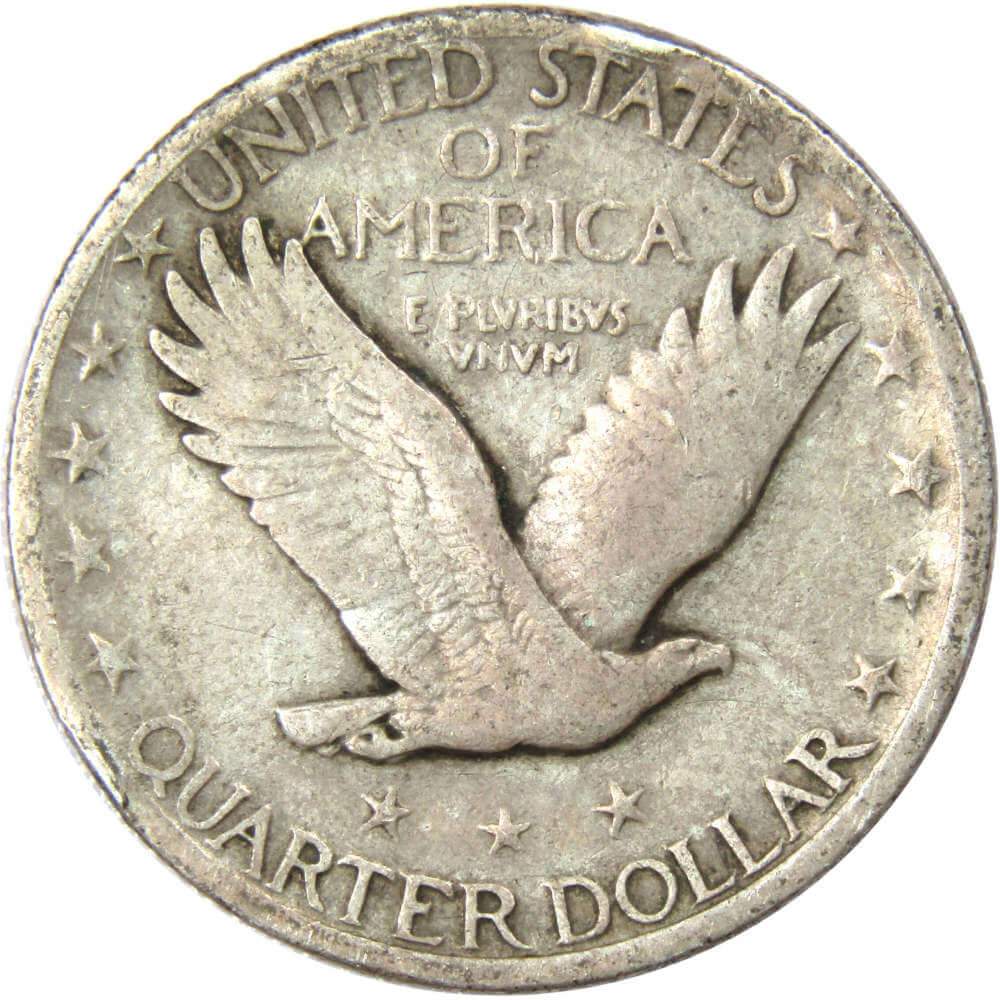 1929 D Standing Liberty Quarter VG Very Good 90% Silver 25c US Type Coin