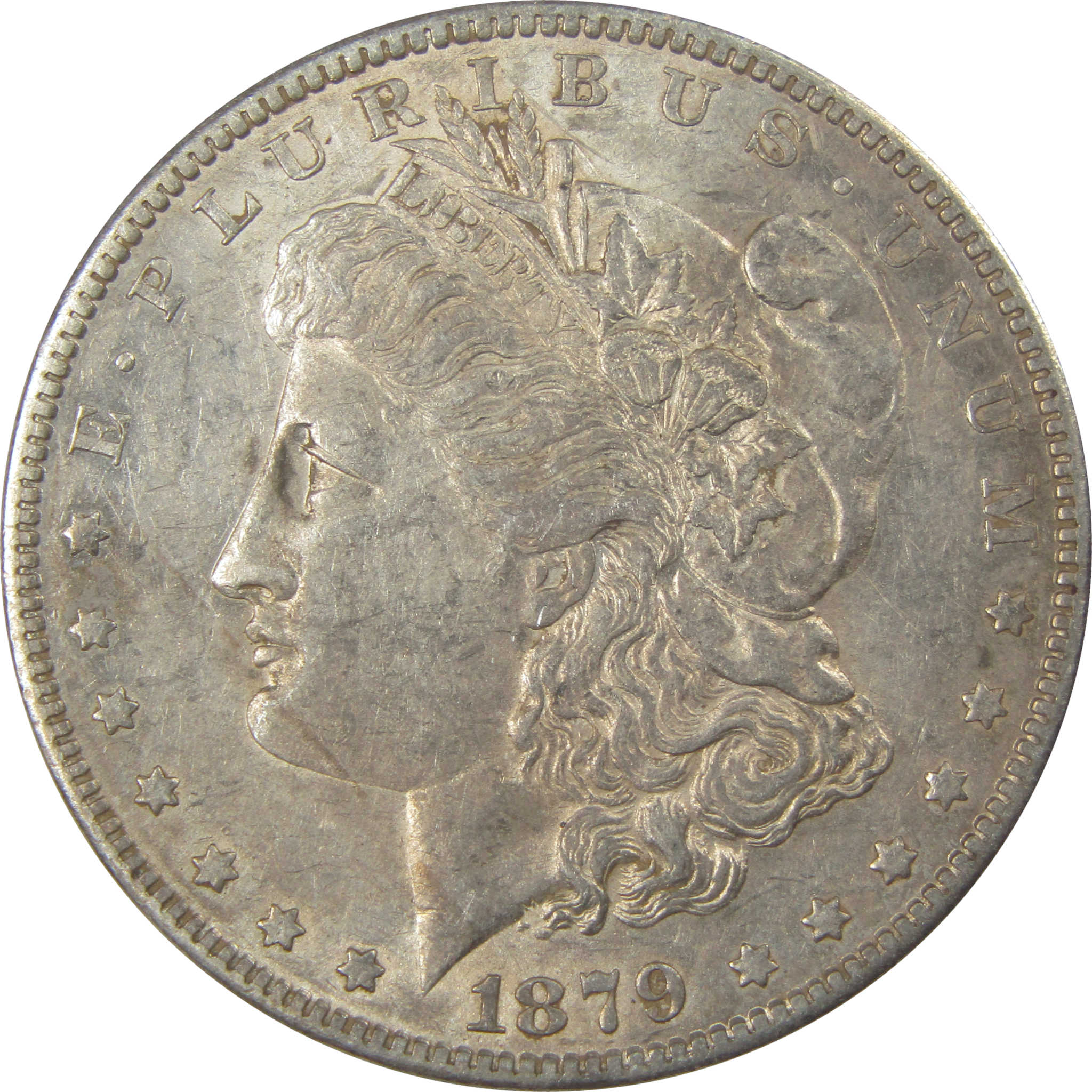 1879 O Morgan Dollar AU About Uncirculated Silver $1 Coin SKU:I21526 - Morgan coin - Morgan silver dollar - Morgan silver dollar for sale - Profile Coins &amp; Collectibles