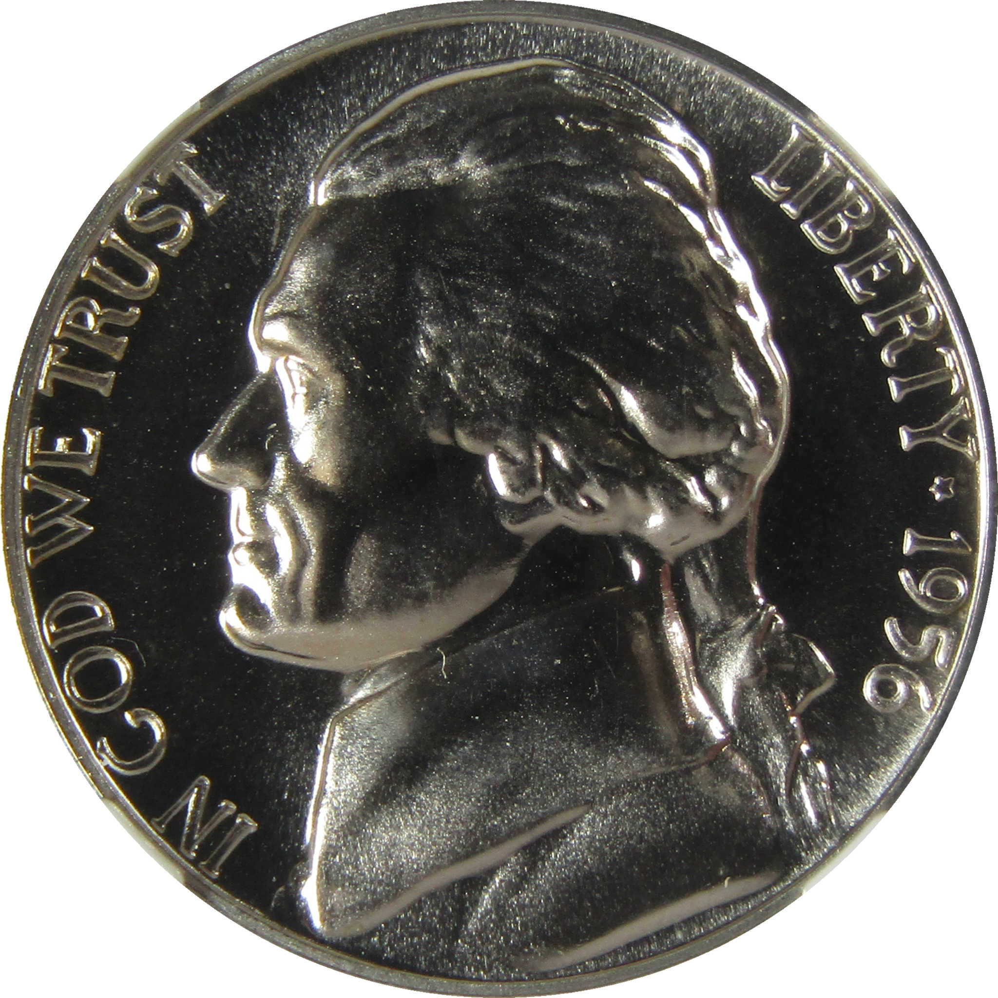 1956 Jefferson Nickel PF 68 NGC Proof 5c Coin Collectible SKU:I27376