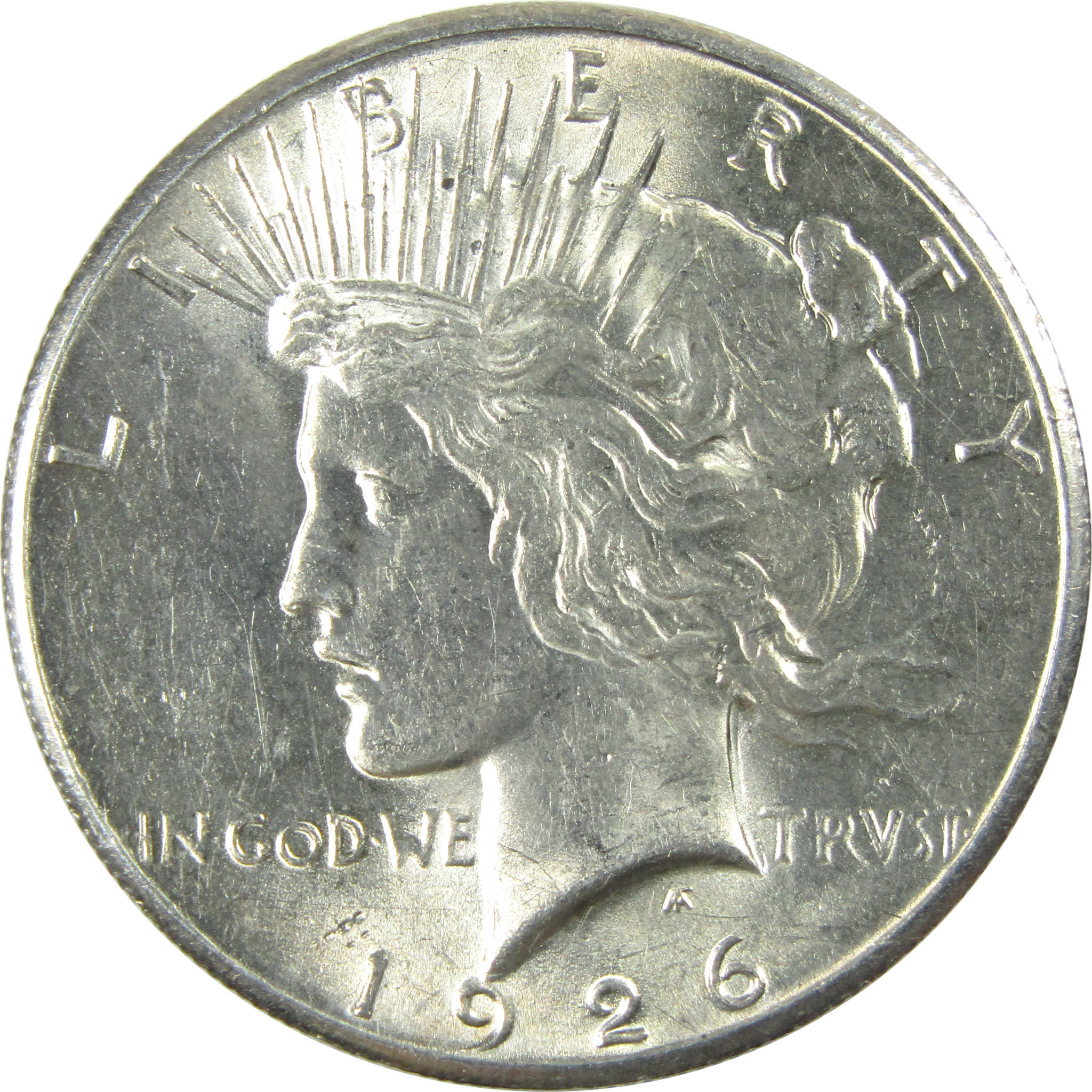 1926 Peace Dollar AU About Uncirculated Silver $1 Coin SKU:I13759