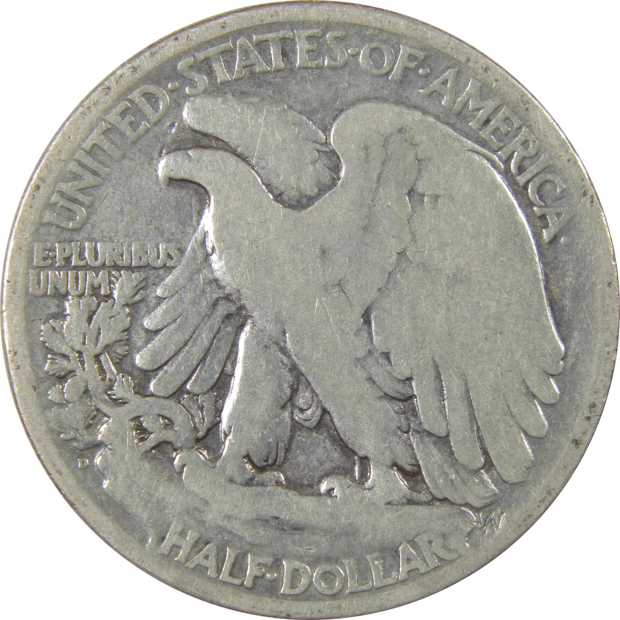1919 D Liberty Walking Silver 50c VG Very Good Details SKU:I24129