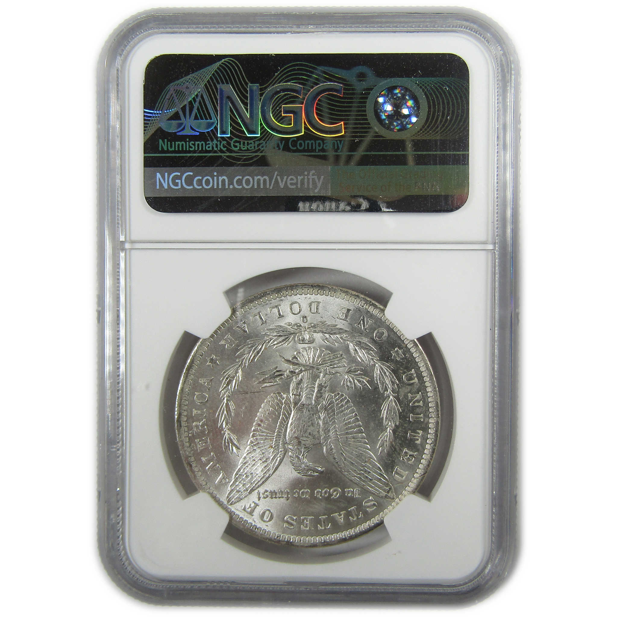 1884 O Morgan Silver Dollar MS 64 NGC Uncirculated $1 Coin SKU:I27902
