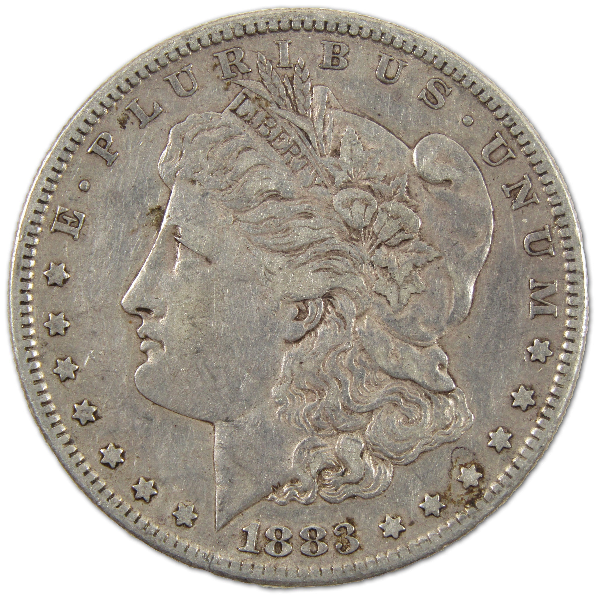 1883 S Morgan Dollar XF EF Extremely Fine Silver $1 Coin SKU:I10575 - Morgan coin - Morgan silver dollar - Morgan silver dollar for sale - Profile Coins &amp; Collectibles