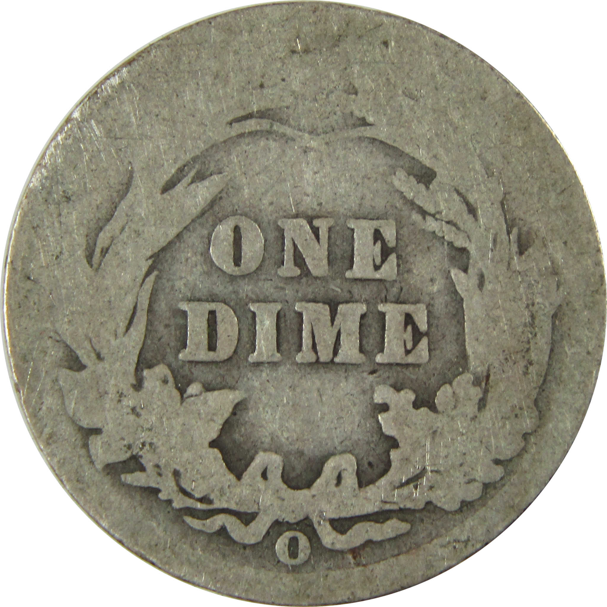 1903 O Barber Silver Dime AG About Good 10c Coin Collectible SKU:CP724