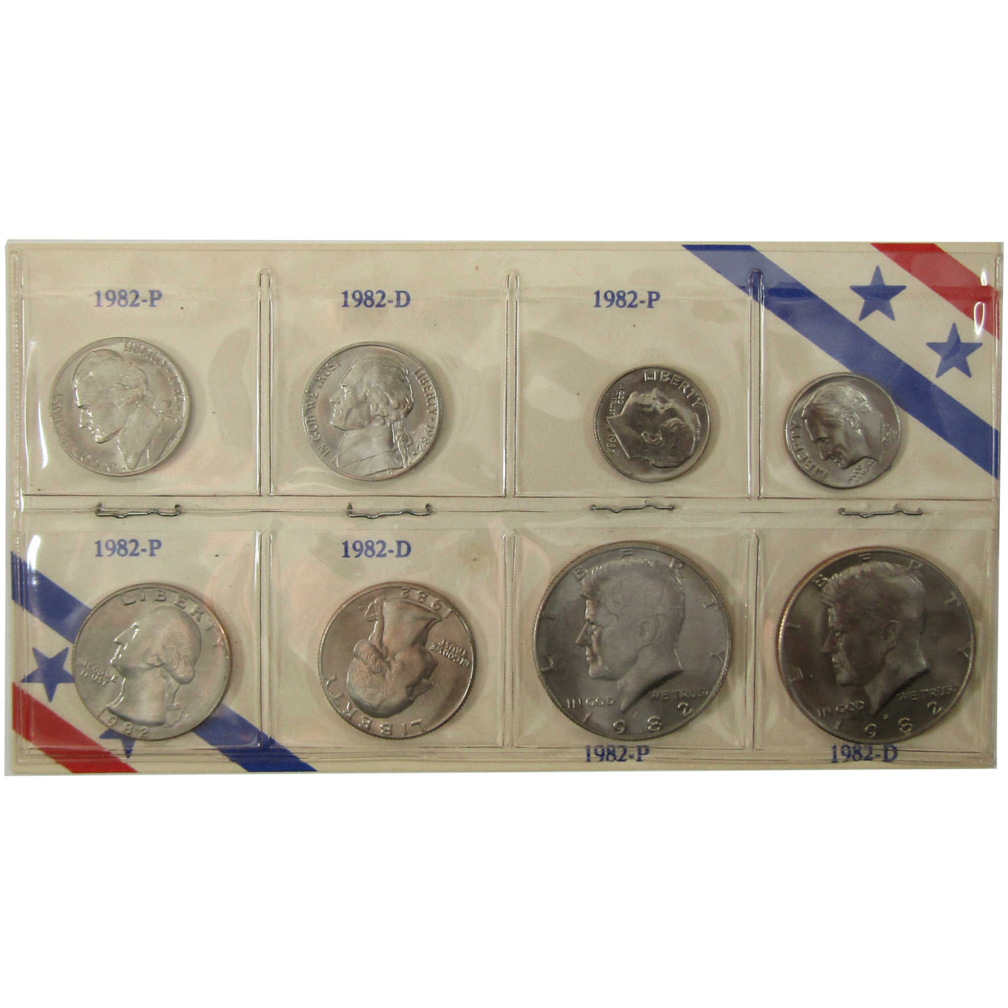 1982 P&D Unofficial 15-Coin Uncirculated Mint Set SKU:I28193