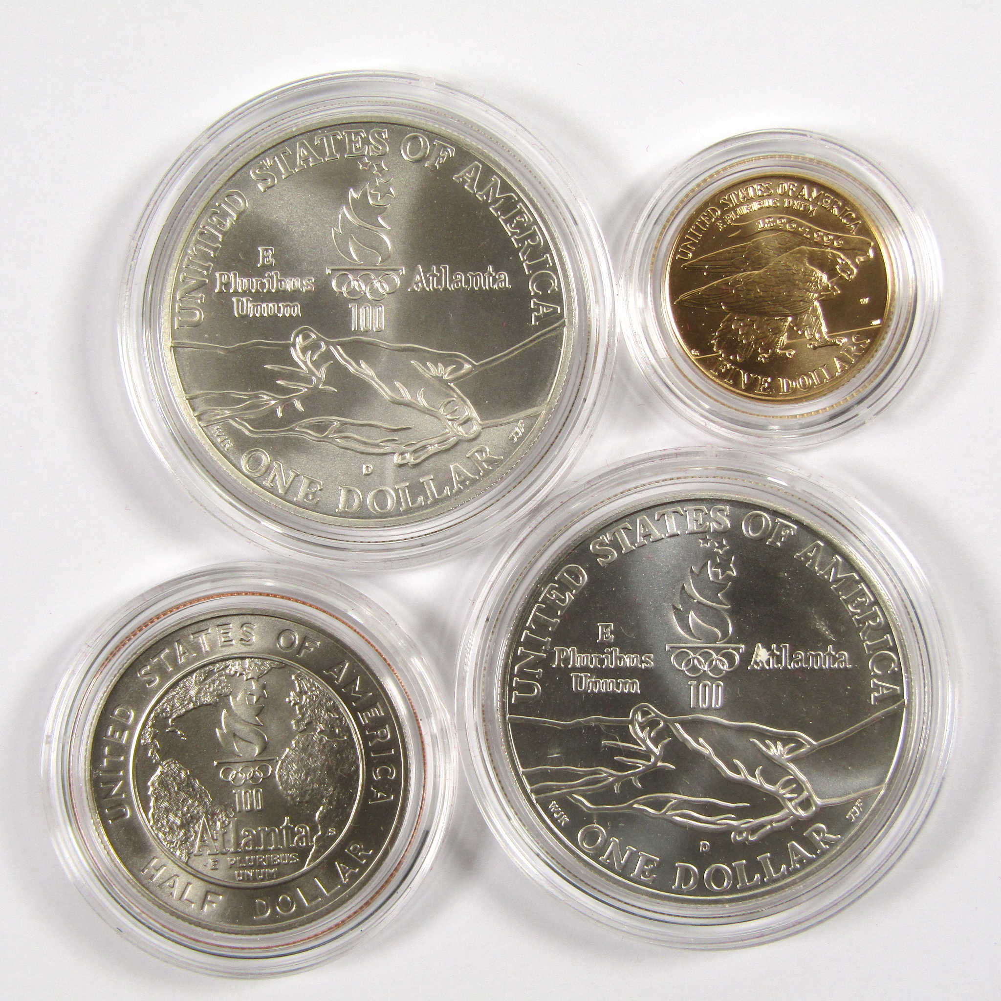 1996 Atlanta Olympic Games 4 Coin Commemorative Set SKU CPC2954