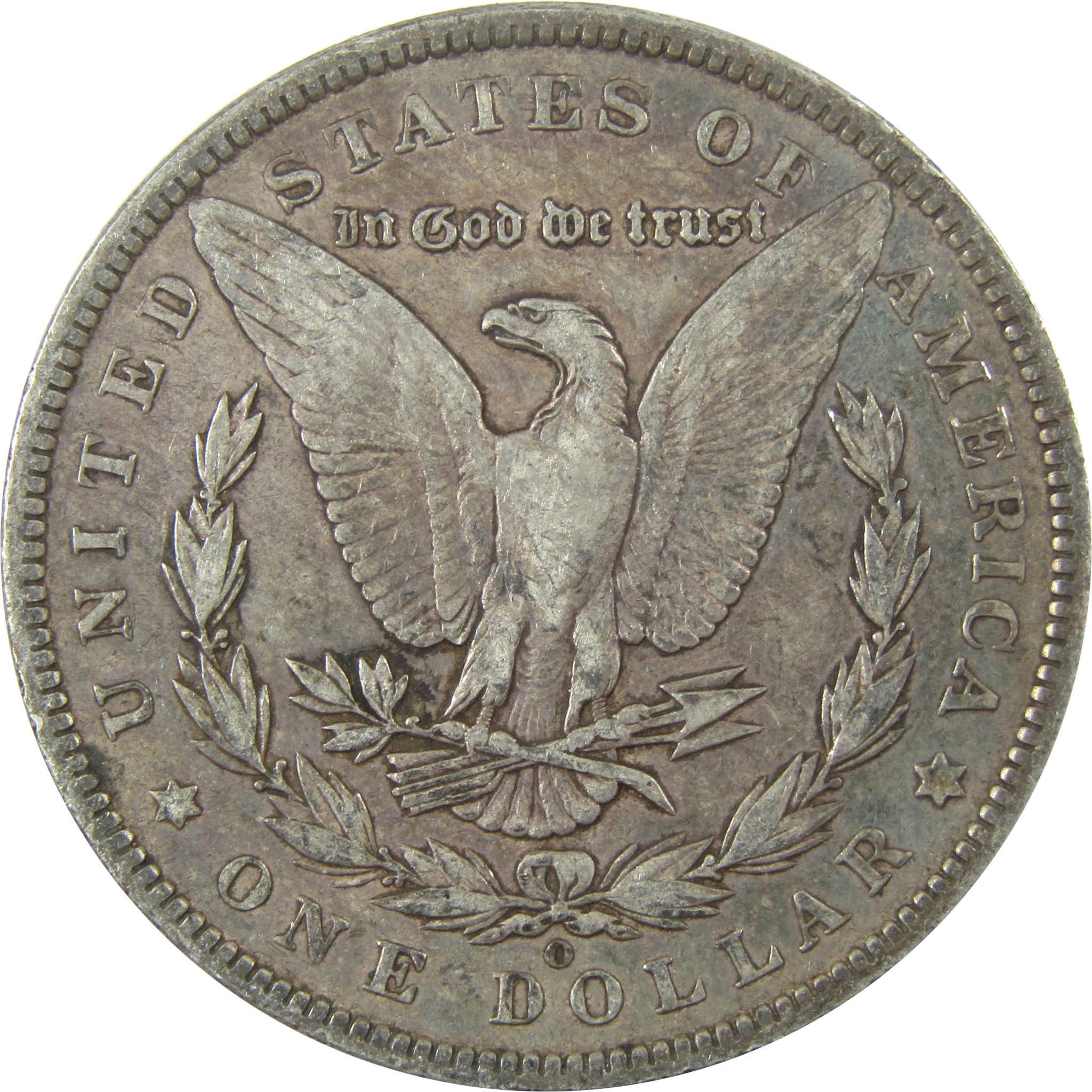 1892 O Morgan Silver Dollar VF Very Fine $1 Coin Toned SKU:I24746