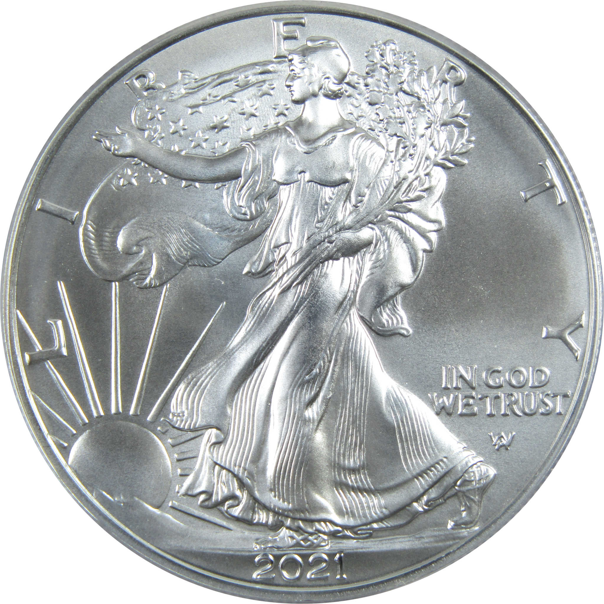 2021 (S) Type 2 American Silver Eagle MS 70 ANACS $1 SKU:CPC7827