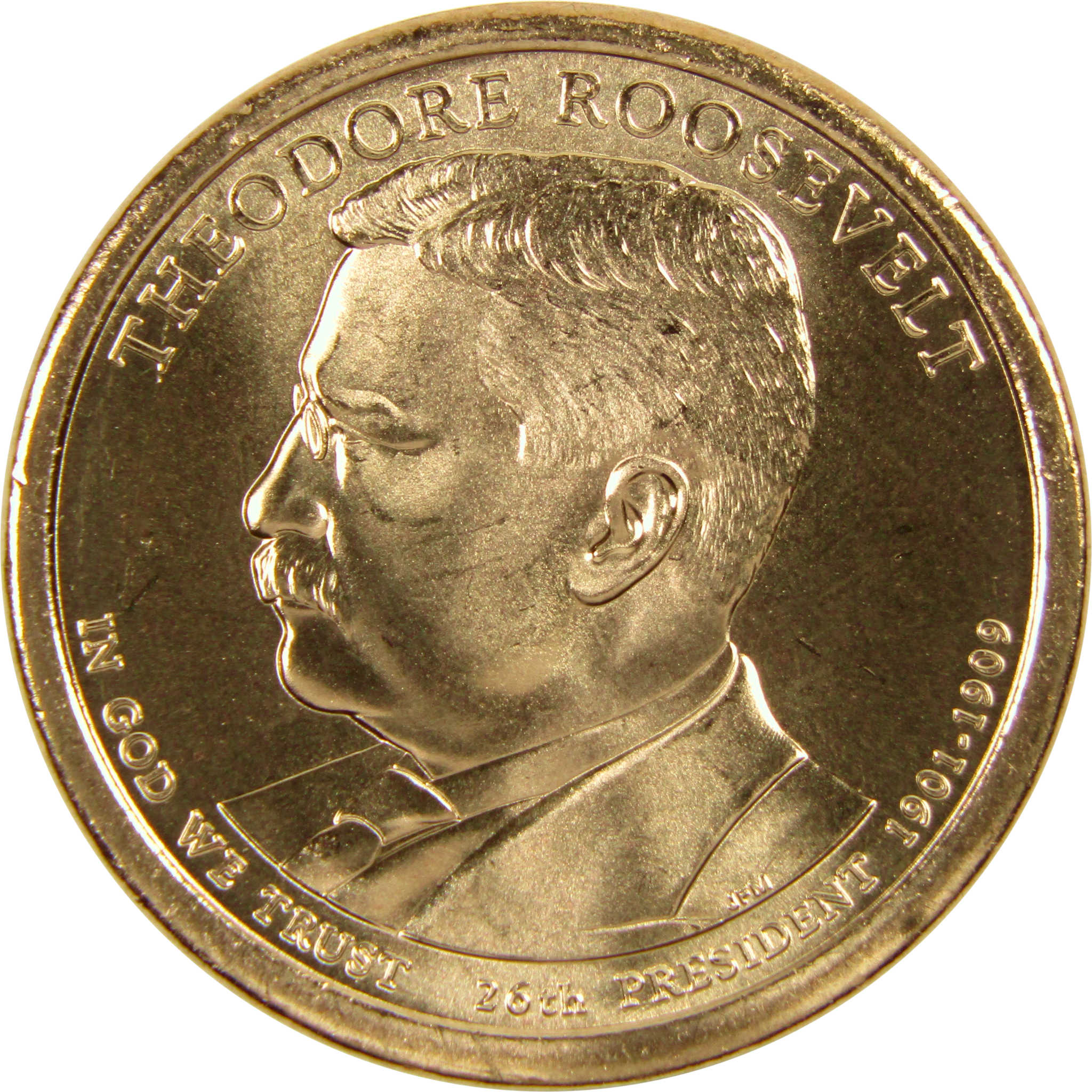 2013 P Theodore Roosevelt Presidential Dollar BU Uncirculated $1 Coin