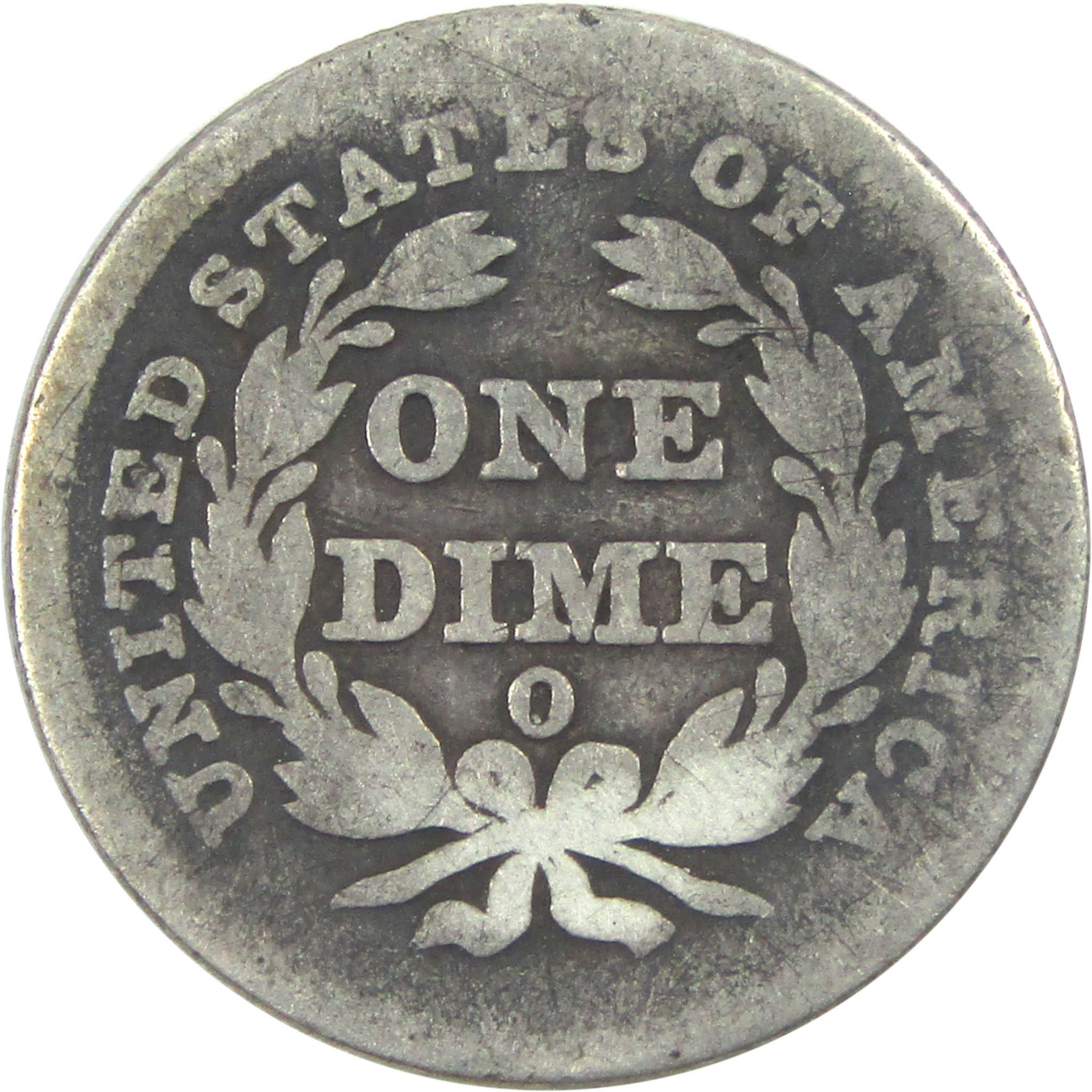 1838 O Seated Liberty Dime G Good Details Silver 10c Coin SKU:I15346