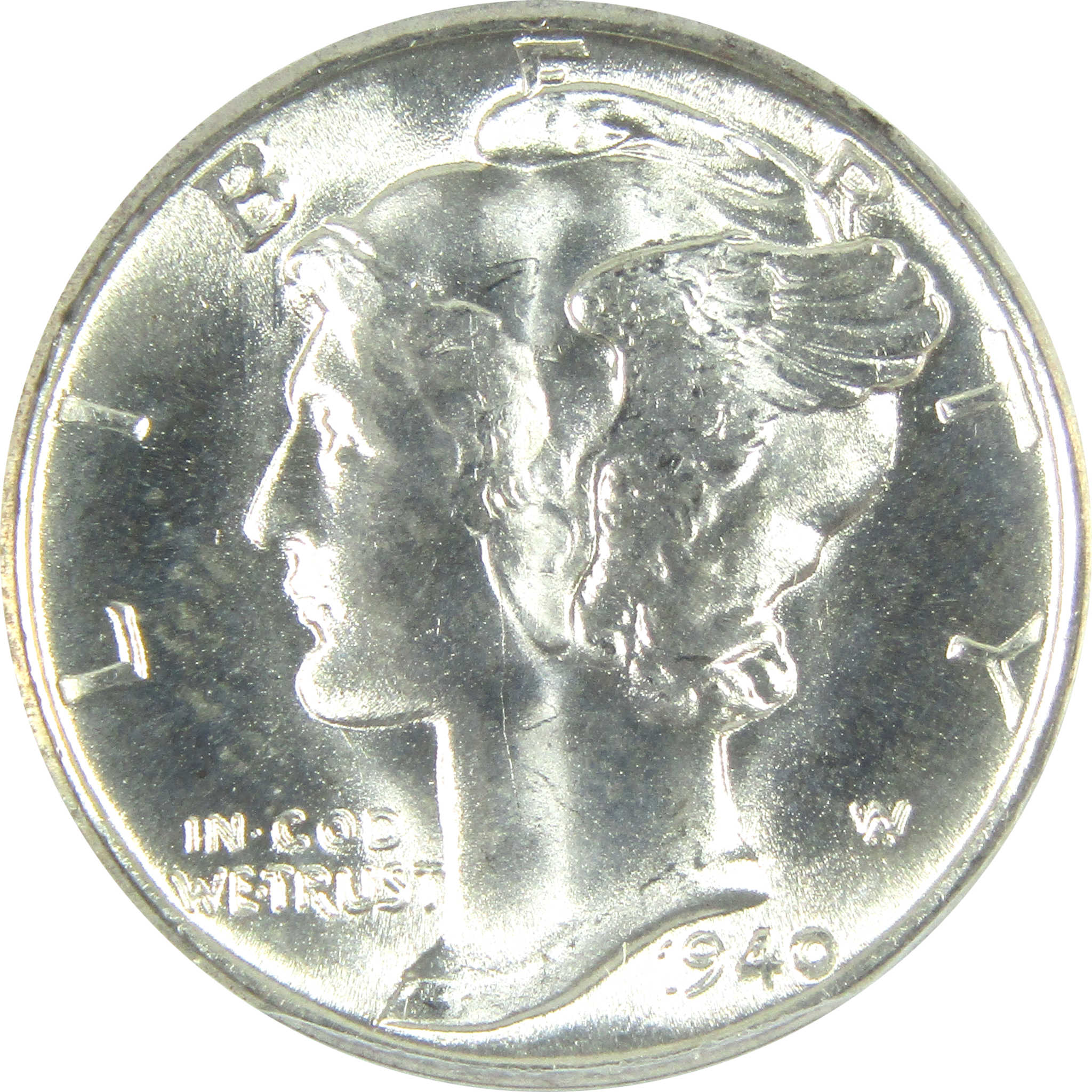 1940 S Mercury Dime MS 66 ANACS Silver 10c Uncirculated SKU:I15021