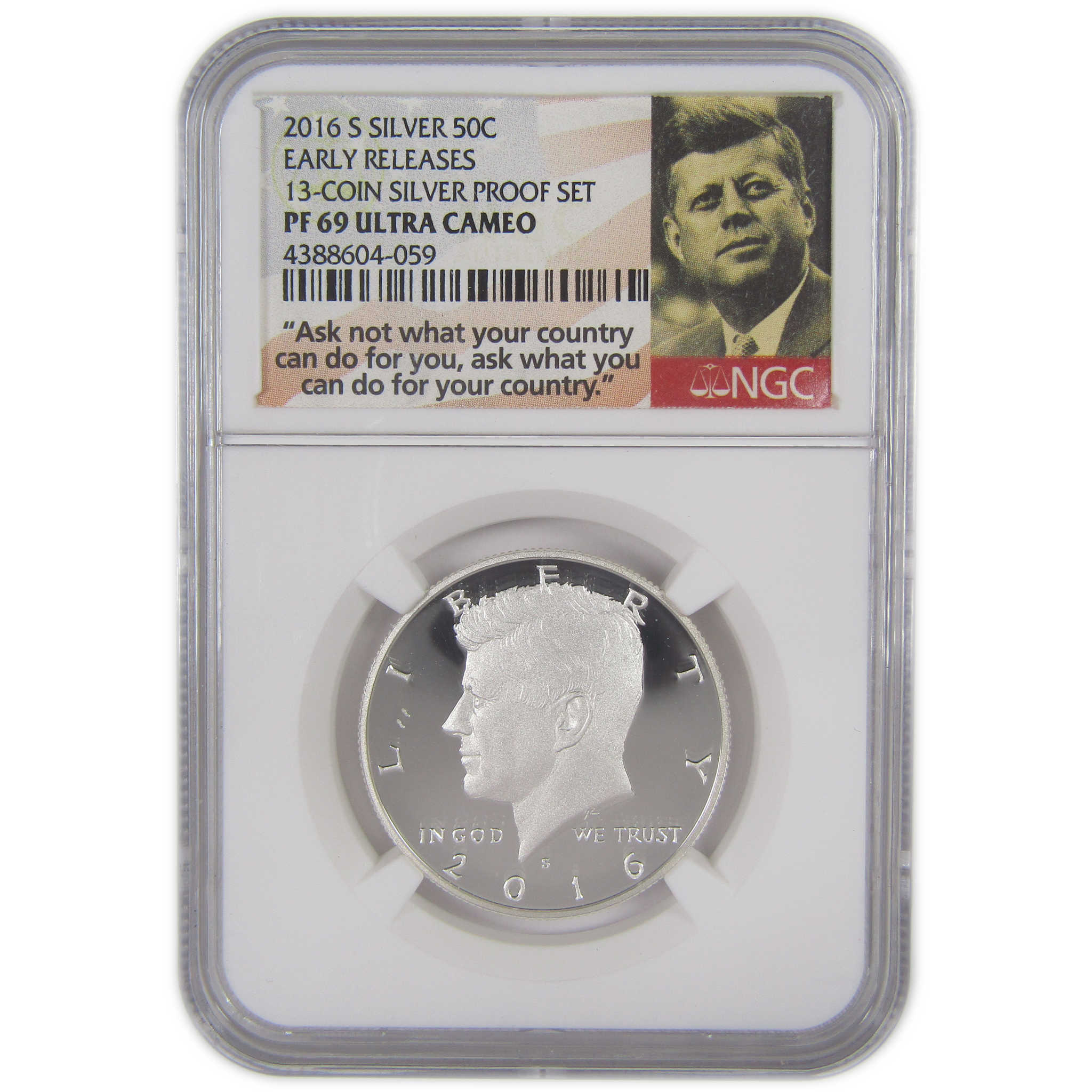 2016 S Kennedy Half Dollar PF 69 UCAM NGC Silver Proof 50c SKU:CPC9655