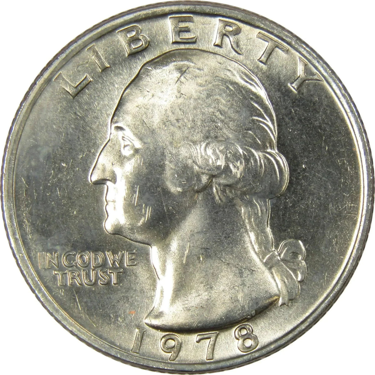 1978 Washington Quarter Clad Uncirculated Mint State 25c Coin
