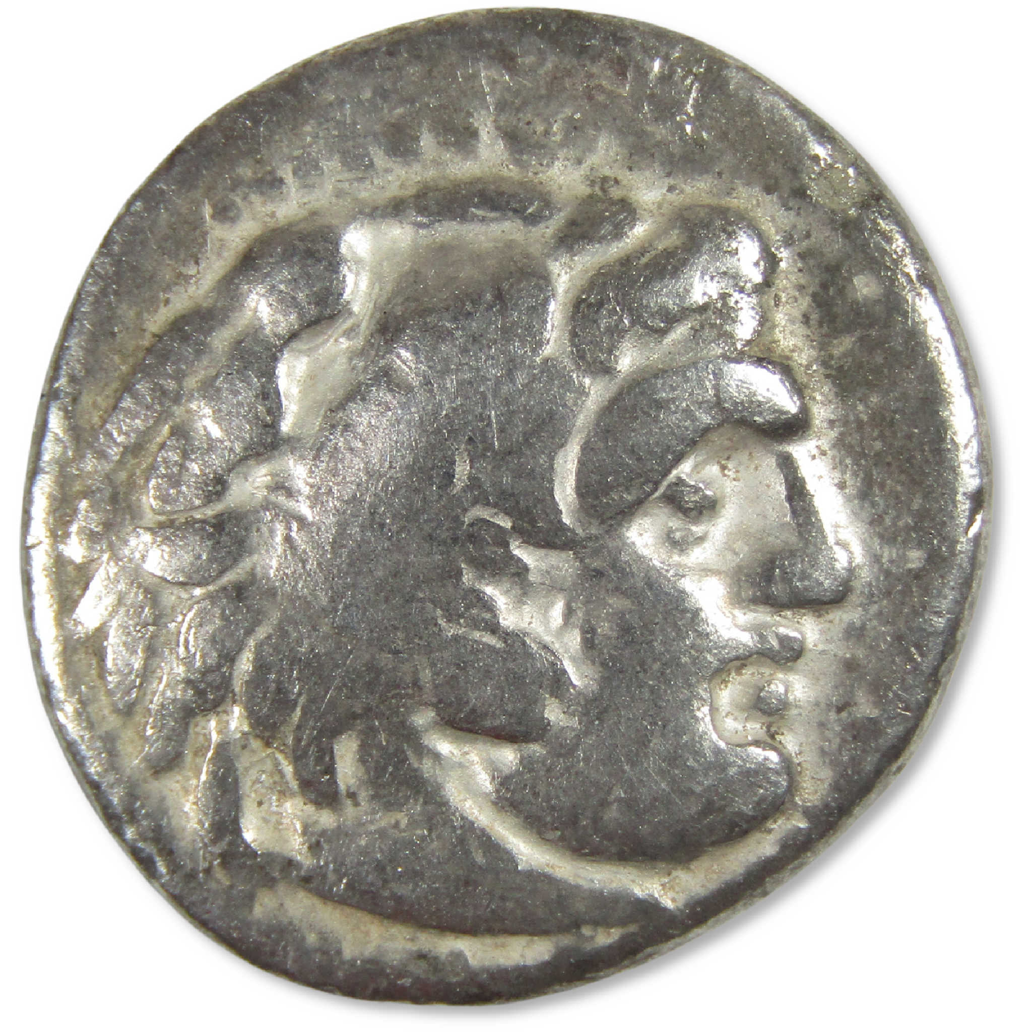 336-275 BC Alexander III Kingdom of Macedon Silver Drachm VG/F Ancient